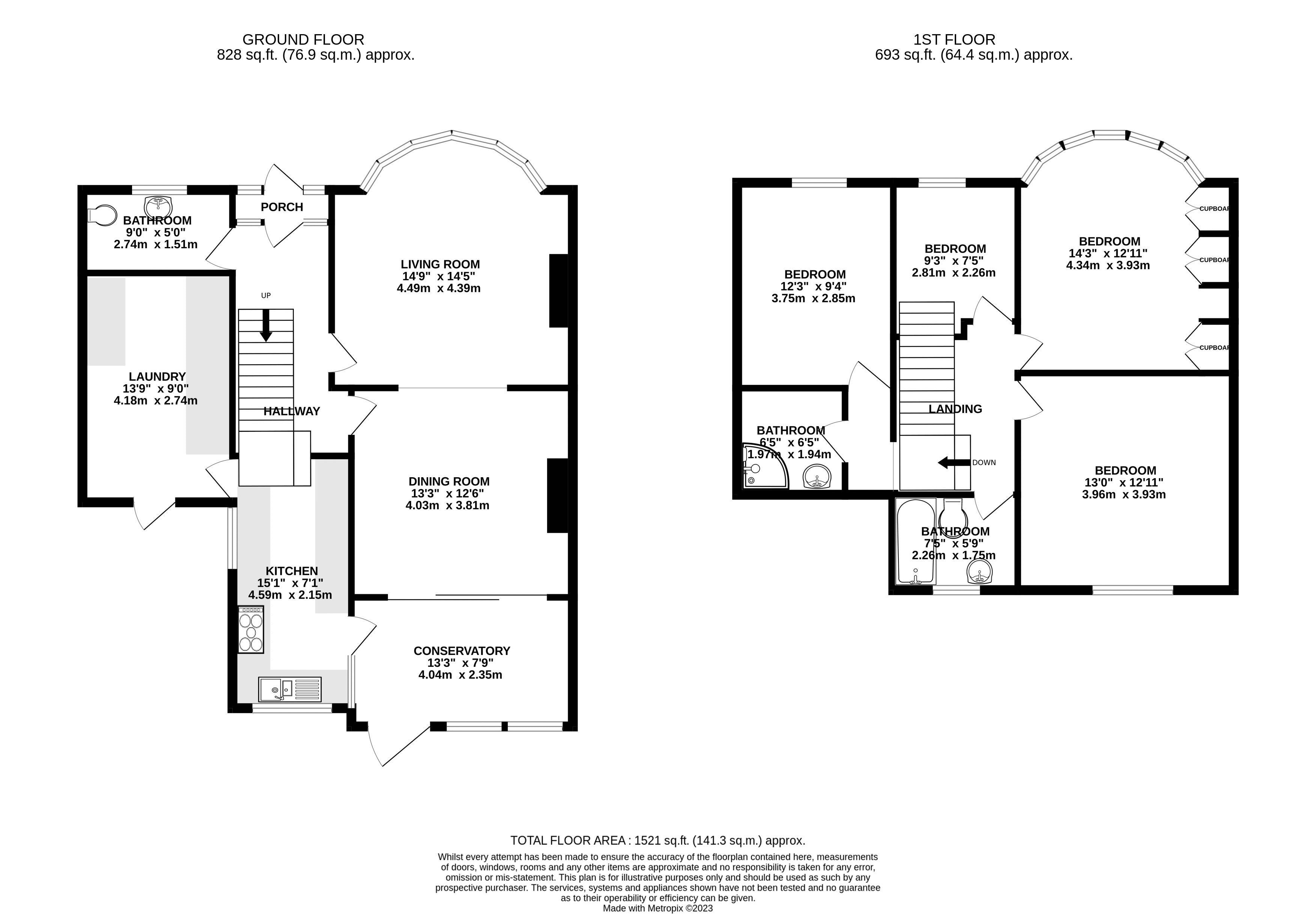 4 bed house for sale in Ashton Drive, Bristol - Property Floorplan