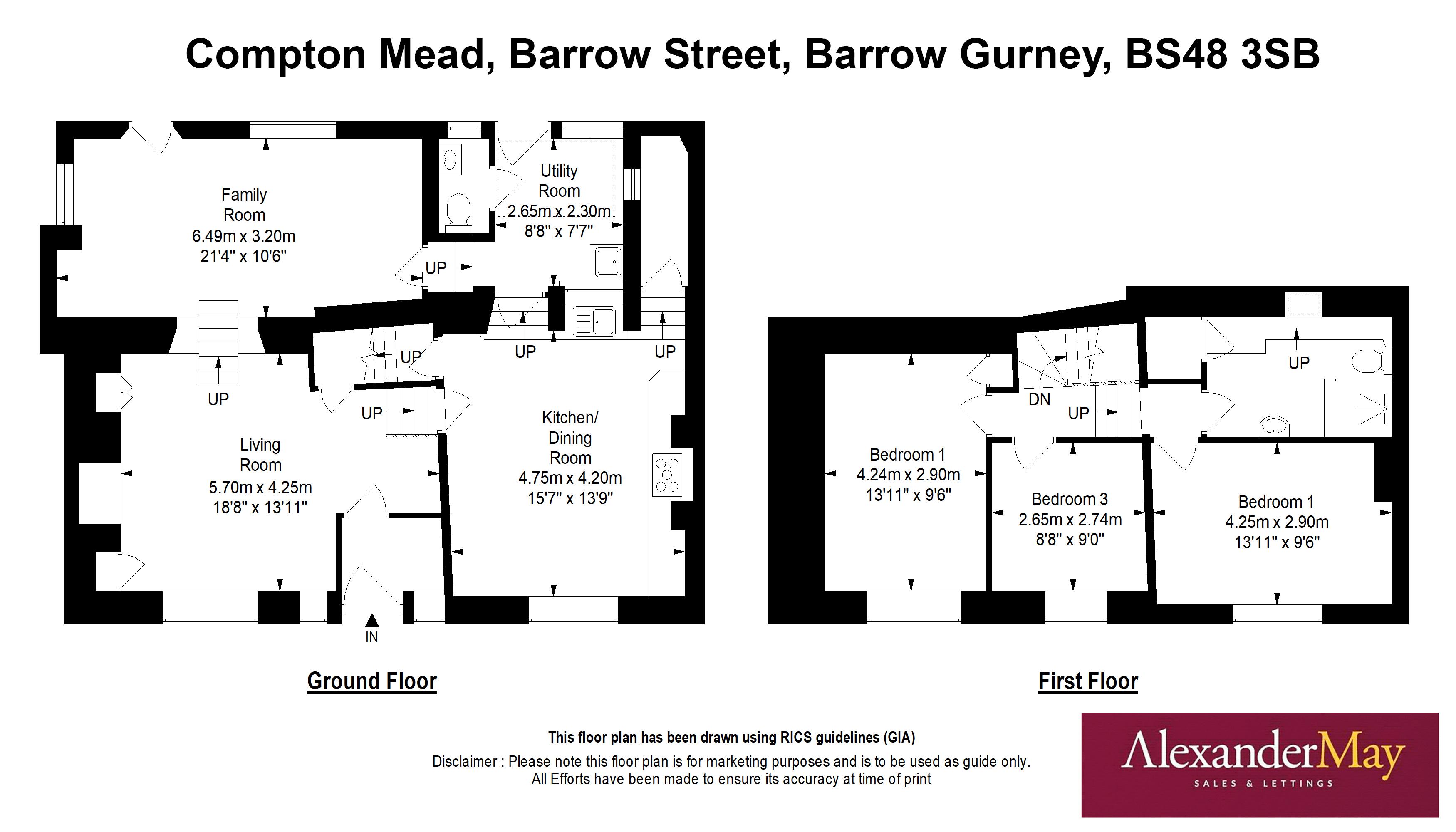 3 bed house for sale in Barrow Gurney, Bristol - Property Floorplan