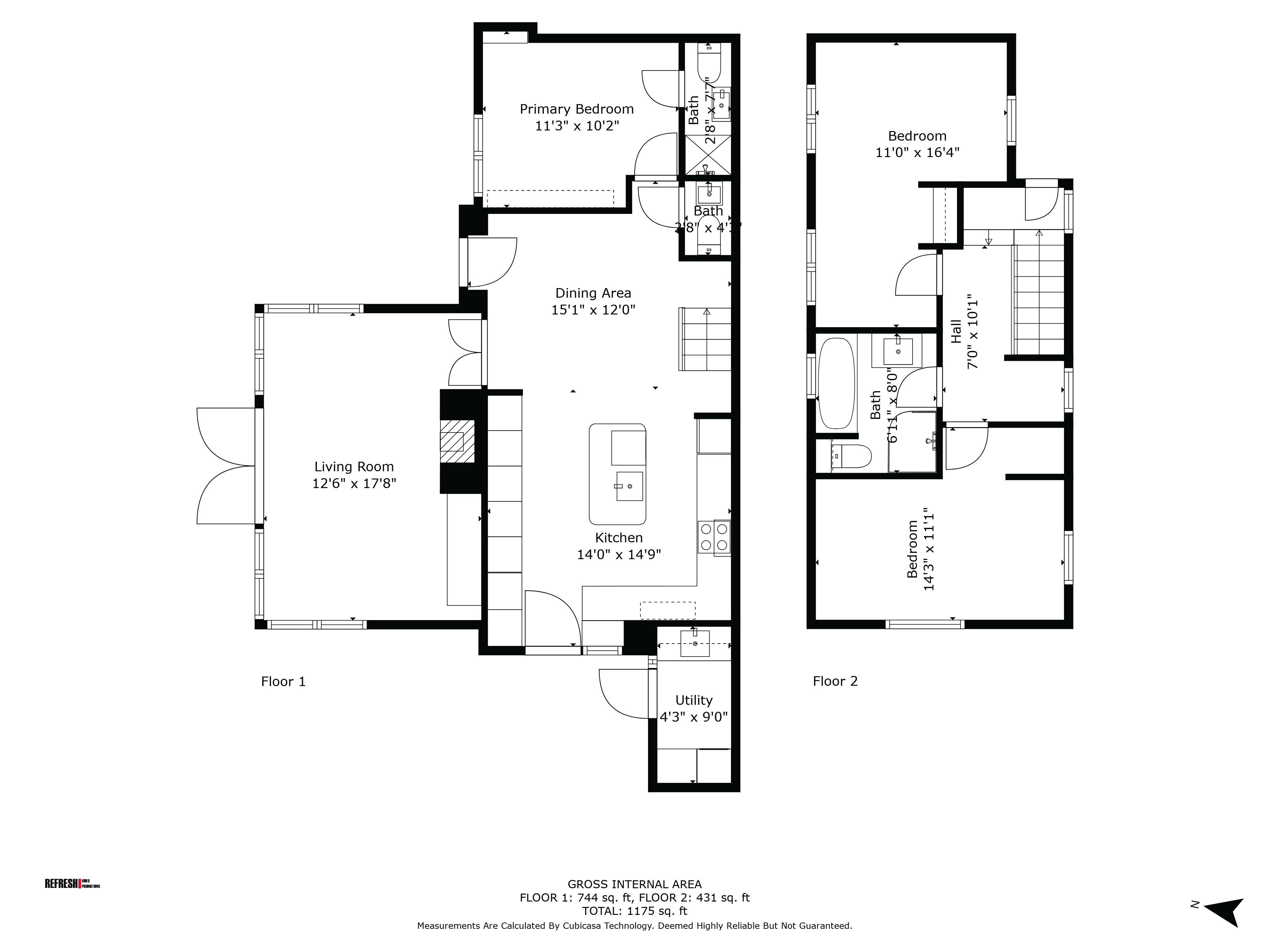 3 bed house for sale in Post Office Lane, Bristol - Property Floorplan