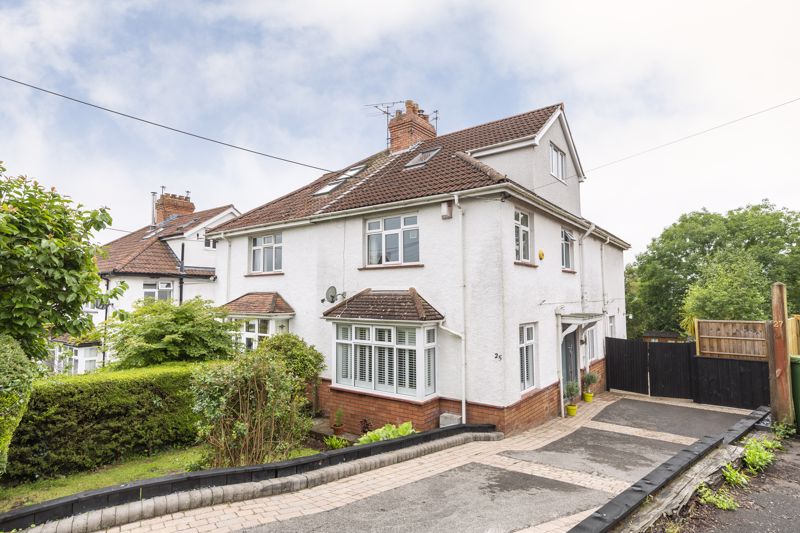 Alexander May are pleased to offer a delightful 1920s semi-detached four-bedroom property in an elevated position with potential to extend, superb views and off street parking. 