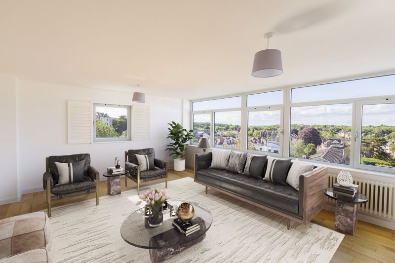 <br/><br/>Price Range £550,000 - £575,000Stunning panoramic views from this substantial well presented third floor two bedroom apartment located in the heart of Clifton Village with views across Clifton toward Durdham Downs.Extremely well presented light and airy accommodation that measures 1000 sq. ft with a 19ft x16ft lounge, two double bedrooms and a car port with two off road parking spaces.Set within one of the most sought after addresses in Clifton. Harley Court is located within the heart of Clifton Village, with its variety of restaurants, coffee-shops and independent retail outletsNo Onward Chain