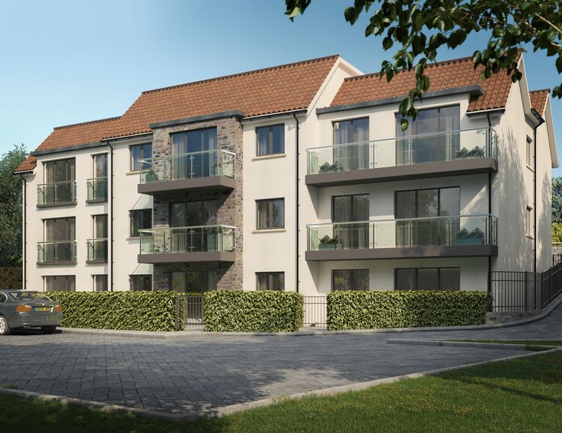 PLOT 9 RESERVED; A development of nine brand new contemporary apartments situated in a central village location offering superb southerly views, allocated parking, private balconies, private gardens and communal gardens