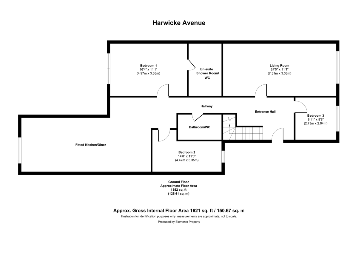 4 bed semi-detached bungalow for sale in Hardwicke Avenue, Middlesex - Property Floorplan