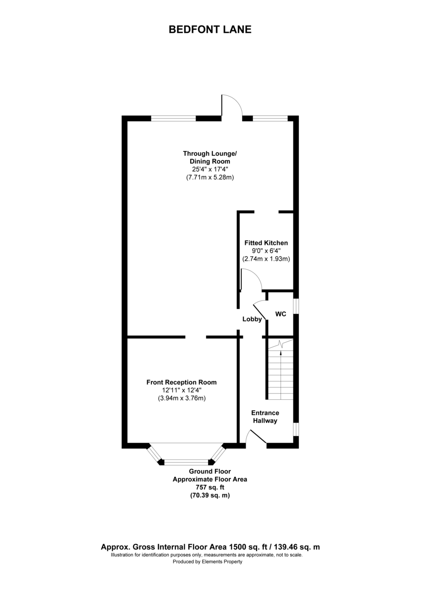 3 bed semi-detached house for sale in Bedfont Lane, Feltham - Property Floorplan