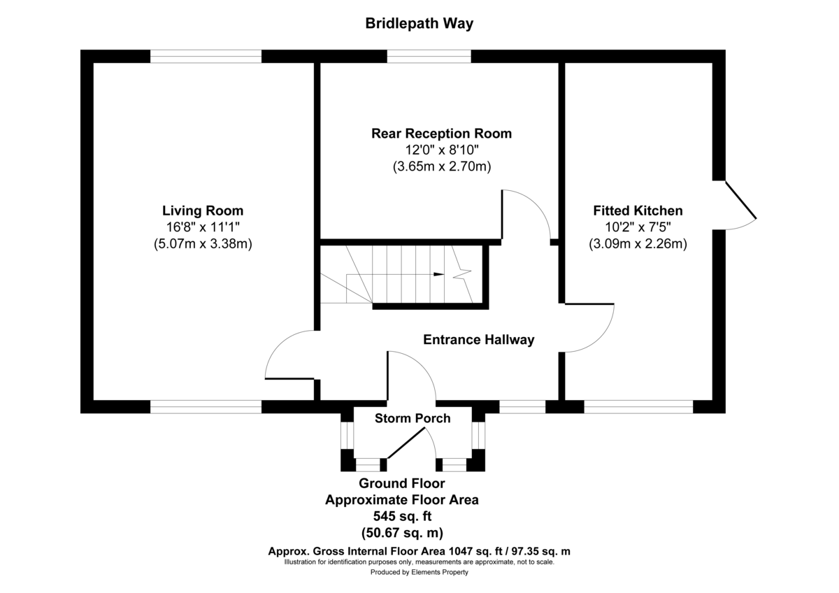 3 bed semi-detached house for sale in Bridlepath Way, Feltham - Property Floorplan