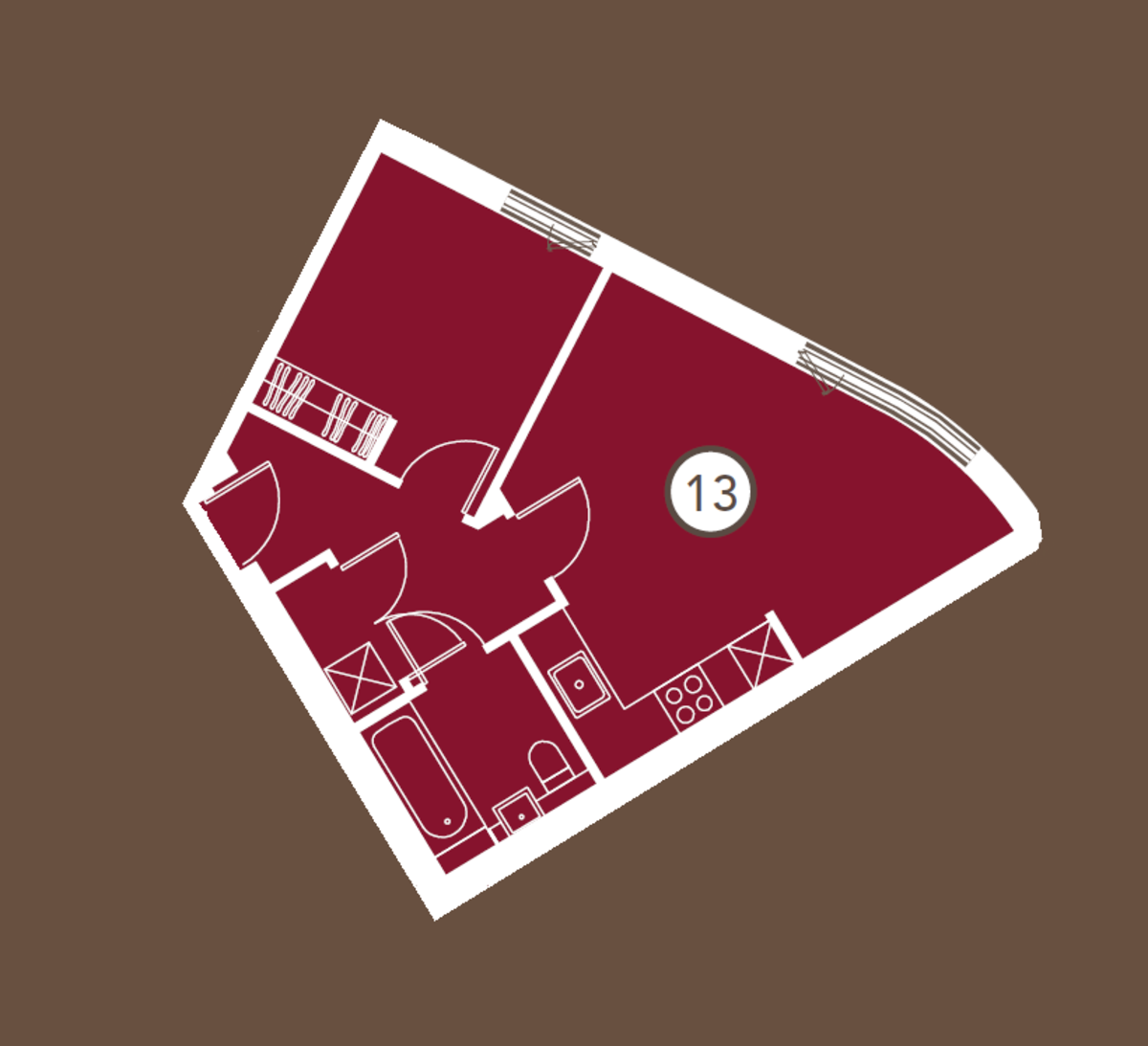 1 bed apartment to rent in Fold Apartments, Station Road, DA15 7AP - Property floorplan