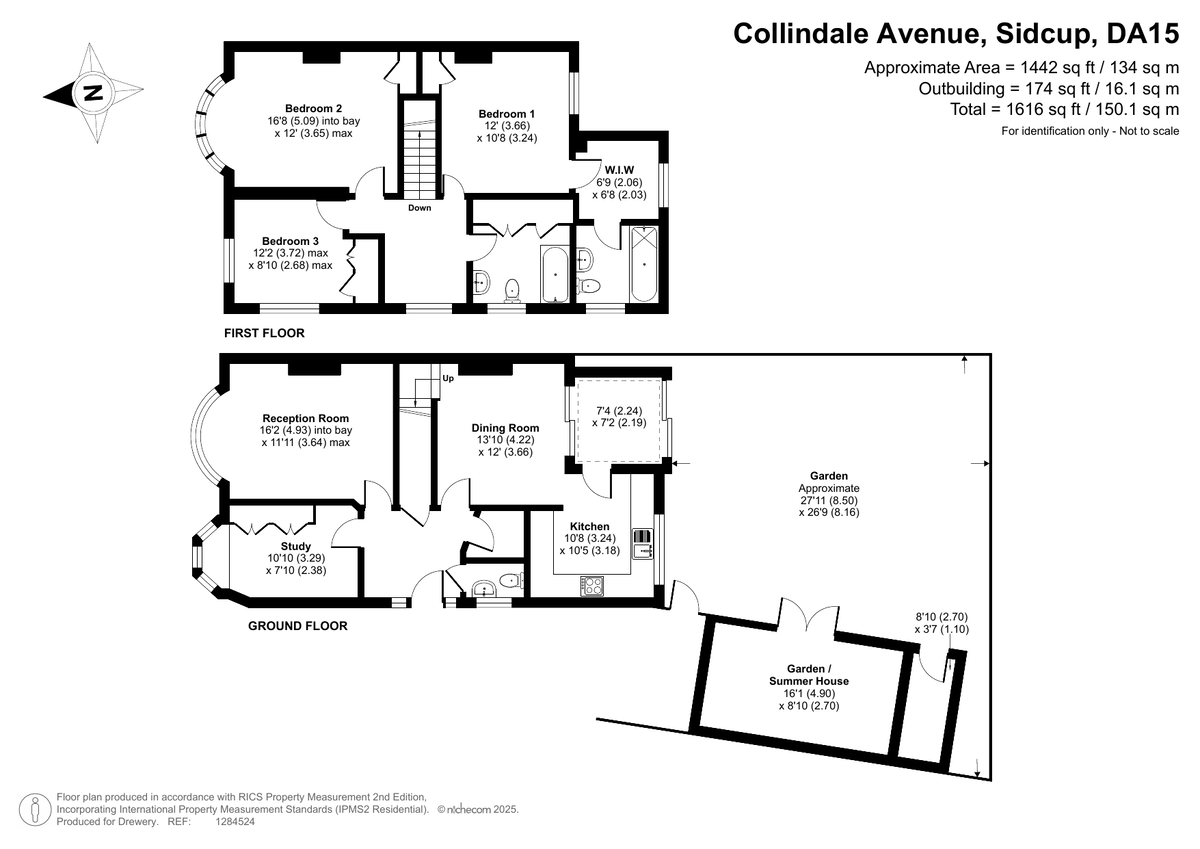 4 bed semi-detached house for sale in Collindale Avenue, Sidcup, DA15 9DW - Property floorplan