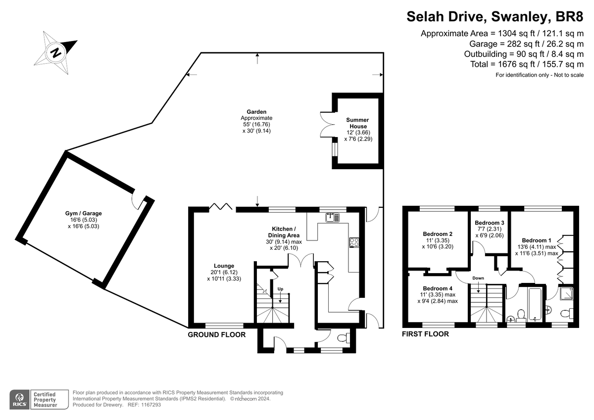 4 bed detached house for sale in Selah Drive, Swanley - Property Floorplan