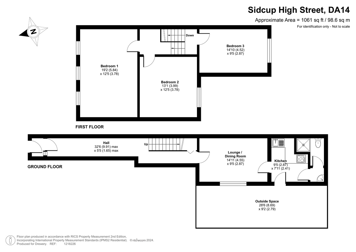 3 bed flat for sale in Sidcup High Street, Sidcup - Property Floorplan