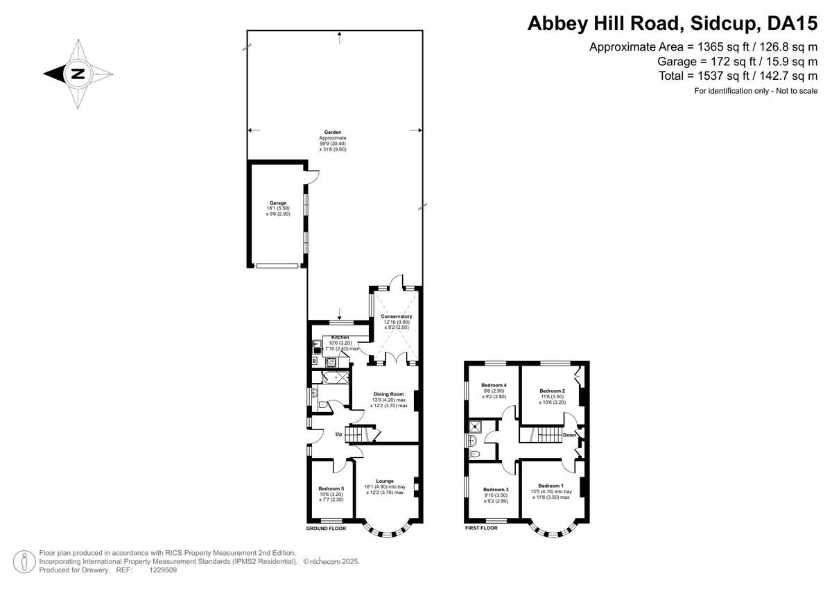 5 bed semi-detached house for sale in Abbeyhill Road, Sidcup - Property Floorplan