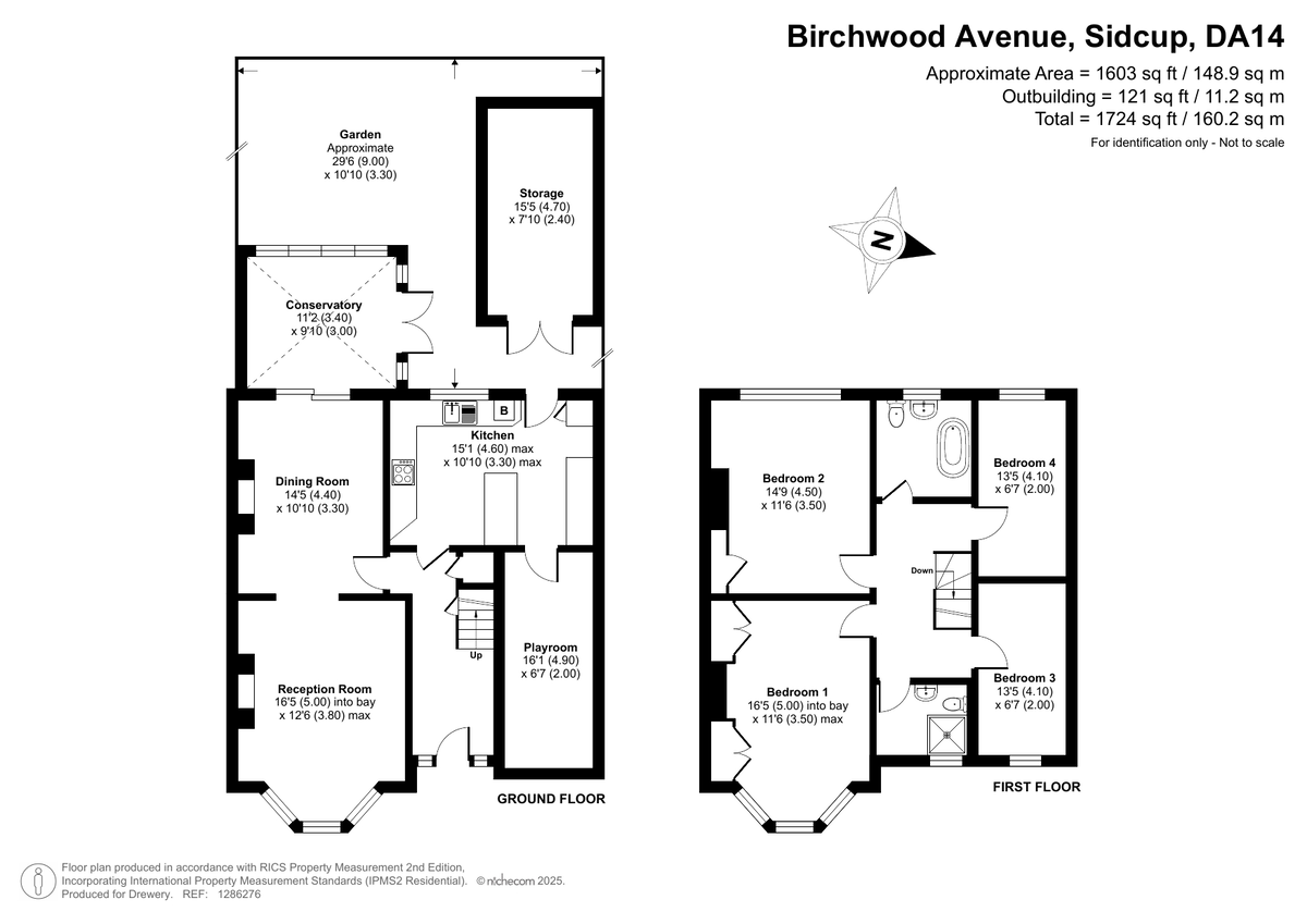 4 bed semi-detached house for sale in Birchwood Avenue, Sidcup, DA14 4JZ - Property floorplan
