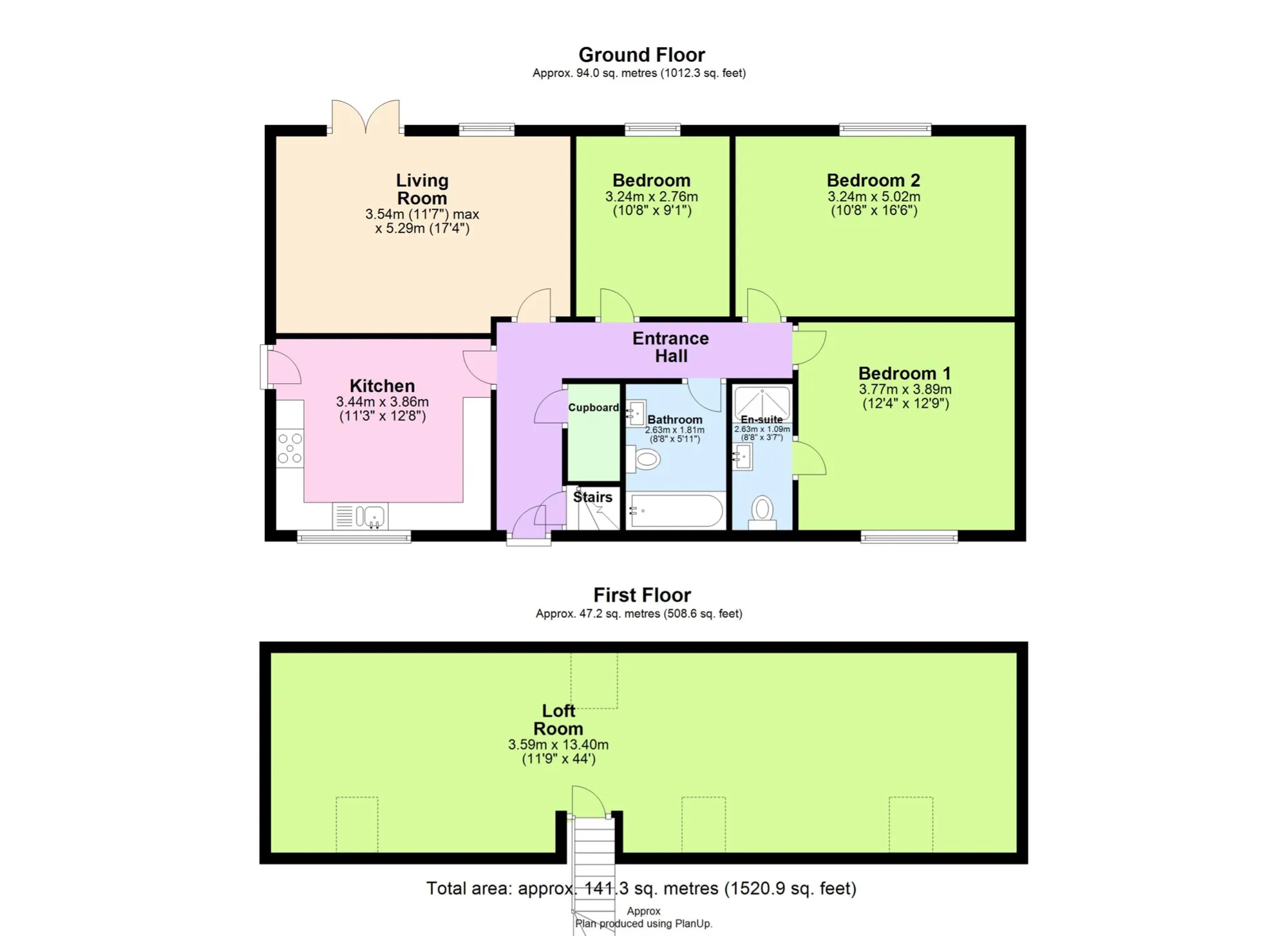 3 bed detached bungalow for sale in Montserrat Rise, Torquay - Property floorplan