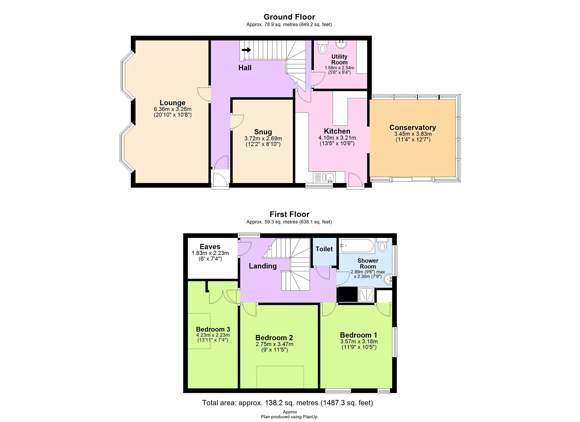 3 bed detached villa for sale in Ranscombe Road, Brixham - Property floorplan