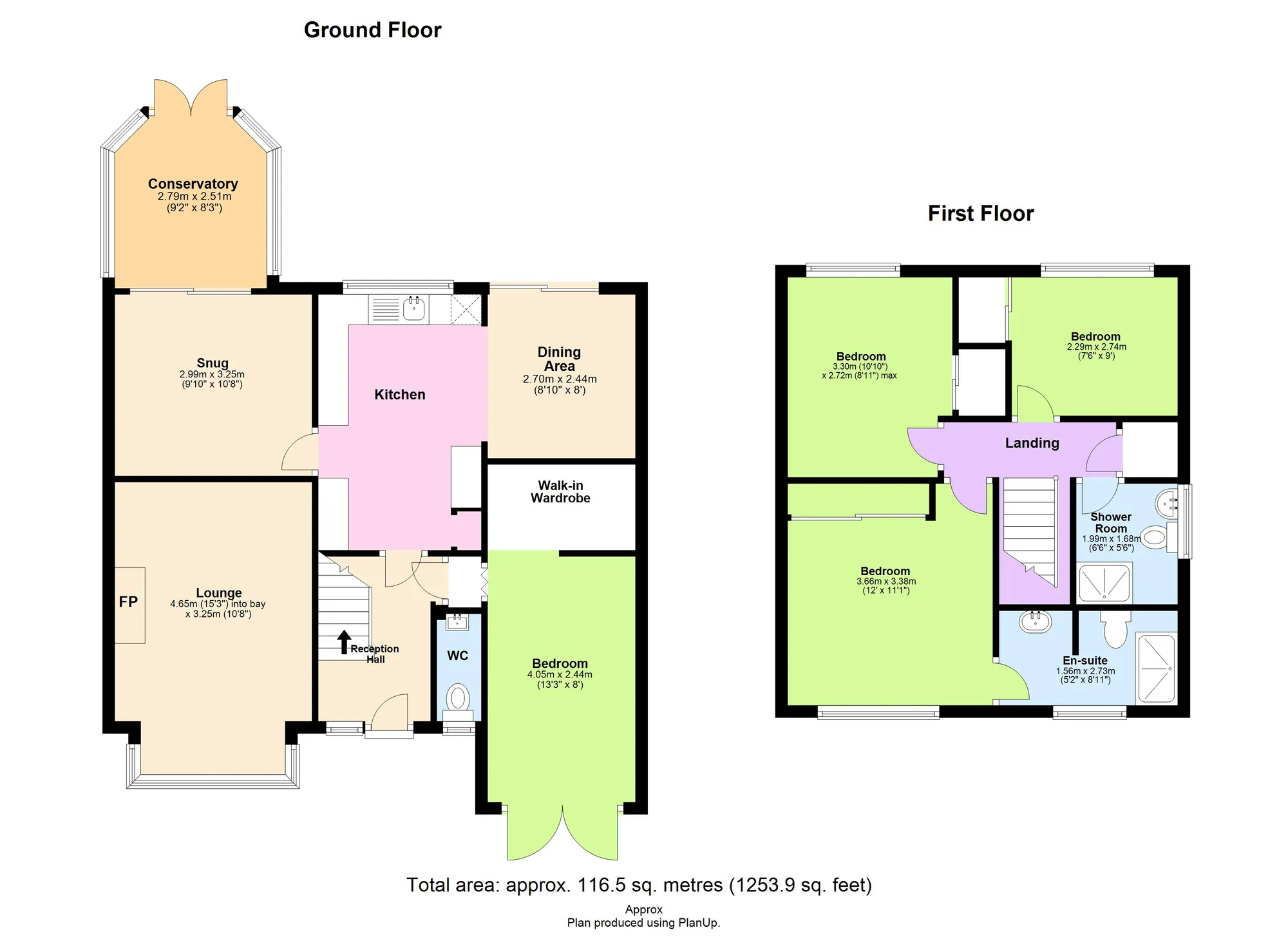 4 bed detached house for sale in Hameldown Close, Torquay - Property floorplan