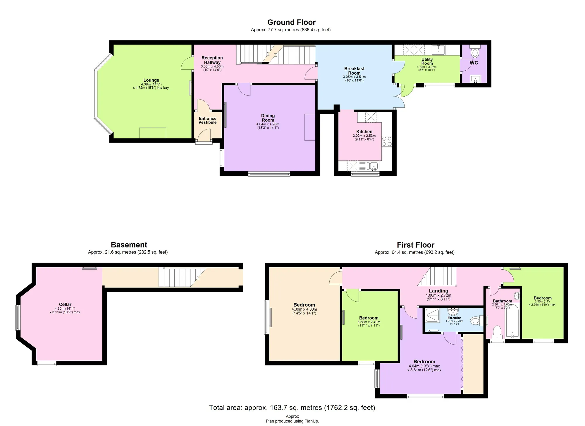 4 bed semi-detached house for sale in Thurlow Road, Torquay - Property floorplan