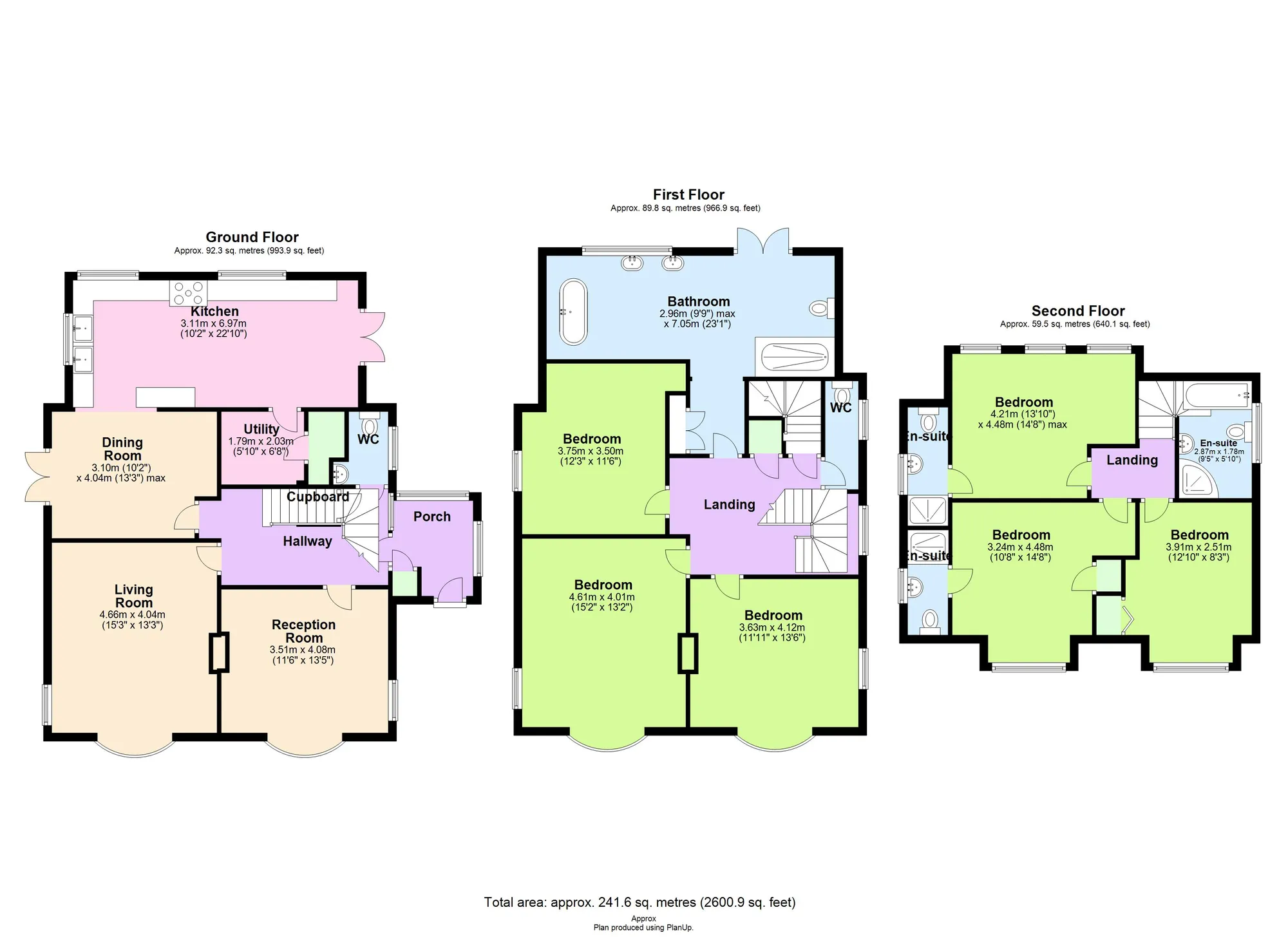 6 bed detached house for sale in Southfield Avenue, Paignton - Property floorplan