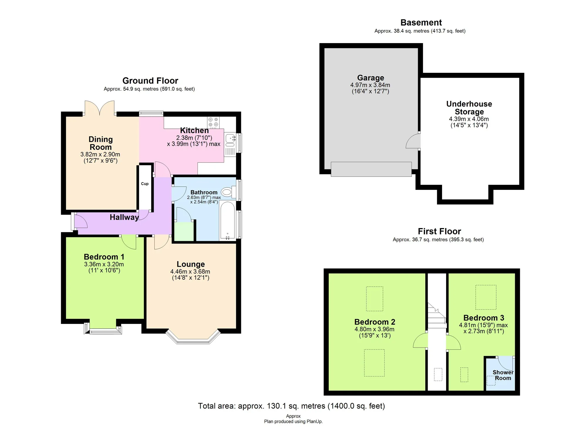3 bed detached bungalow for sale in Barcombe Road, Paignton - Property floorplan