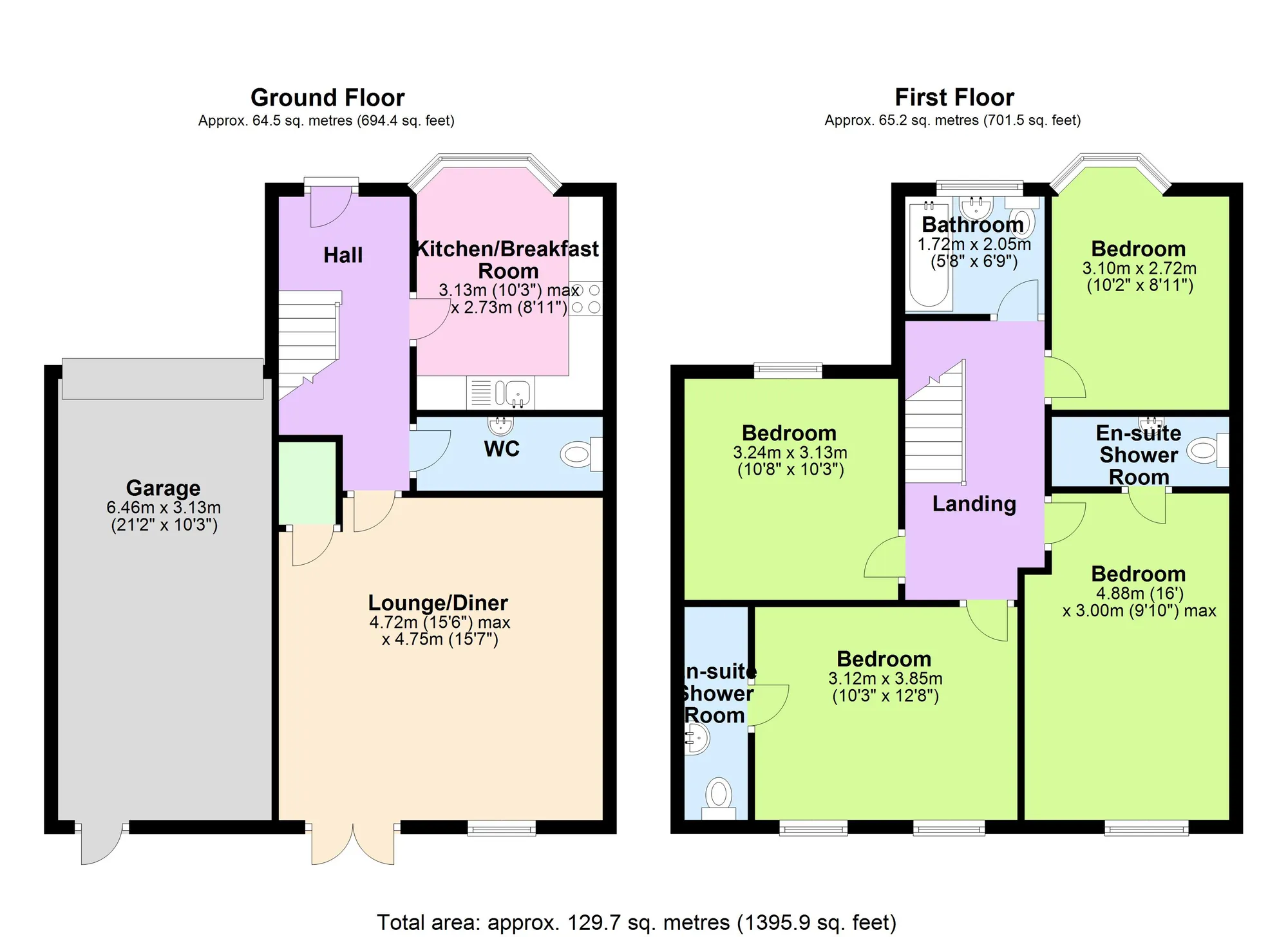 4 bed detached house for sale in Dartmouth Road, Brixham - Property floorplan