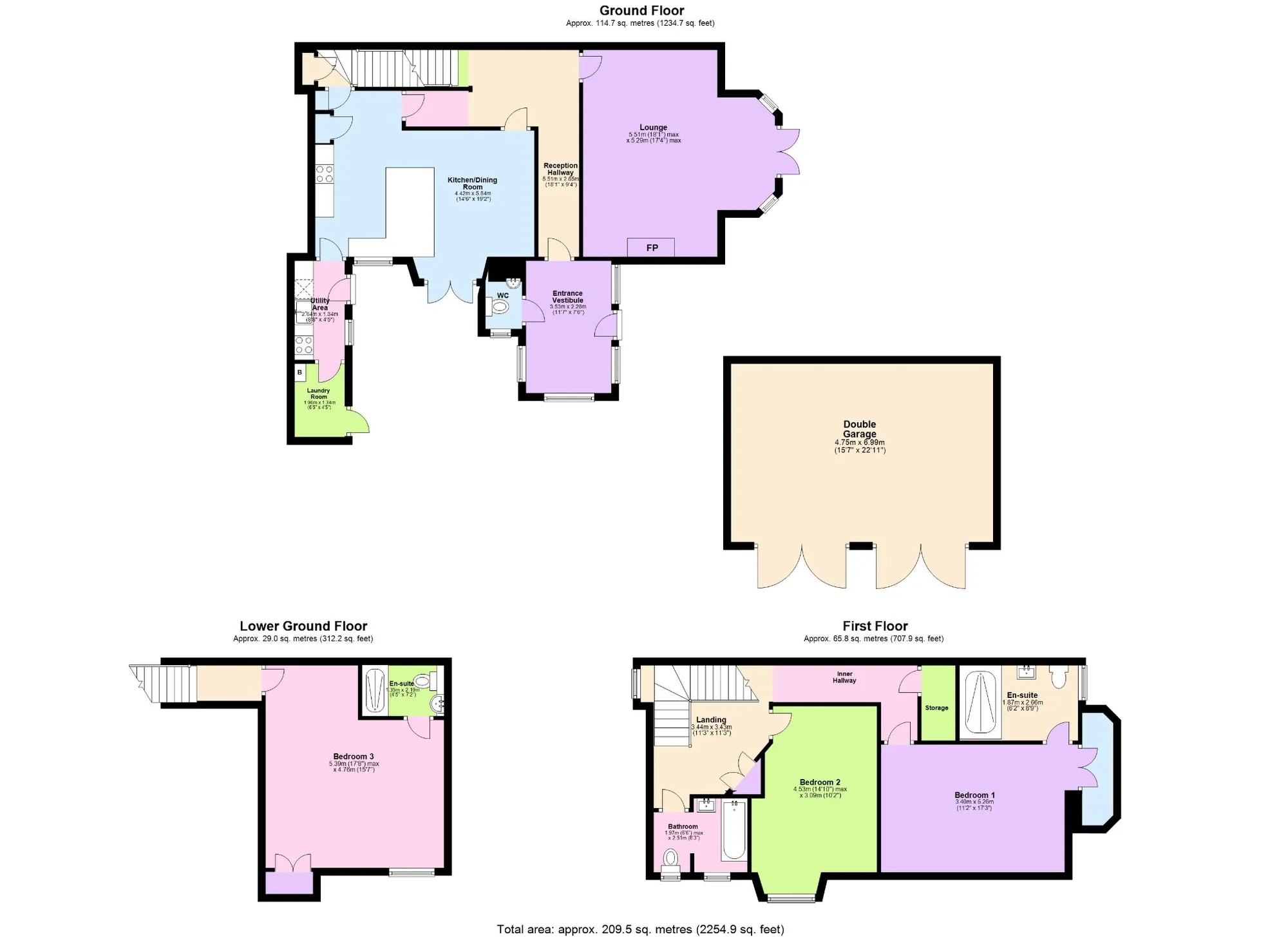 3 bed semi-detached house for sale in Babbacombe Road, Torquay - Property floorplan