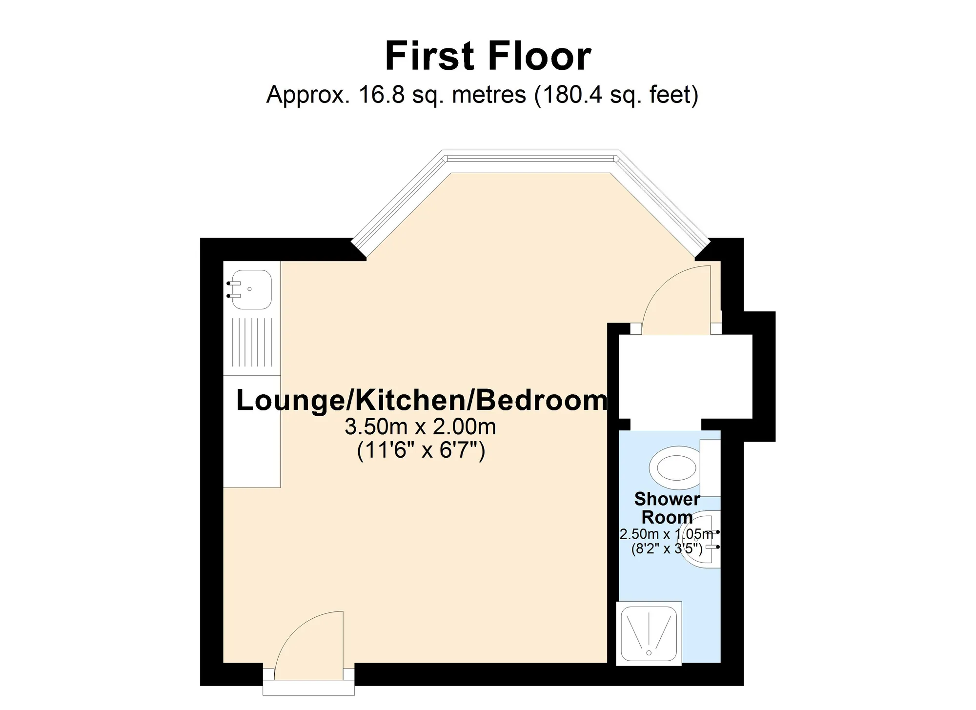 Flat to rent in Rathmore Road, Torquay - Property floorplan
