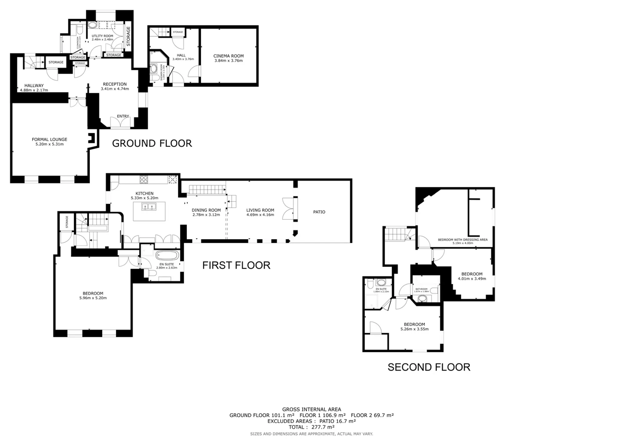 4 bed semi-detached villa for sale in Cowick Lane, Exeter - Property floorplan