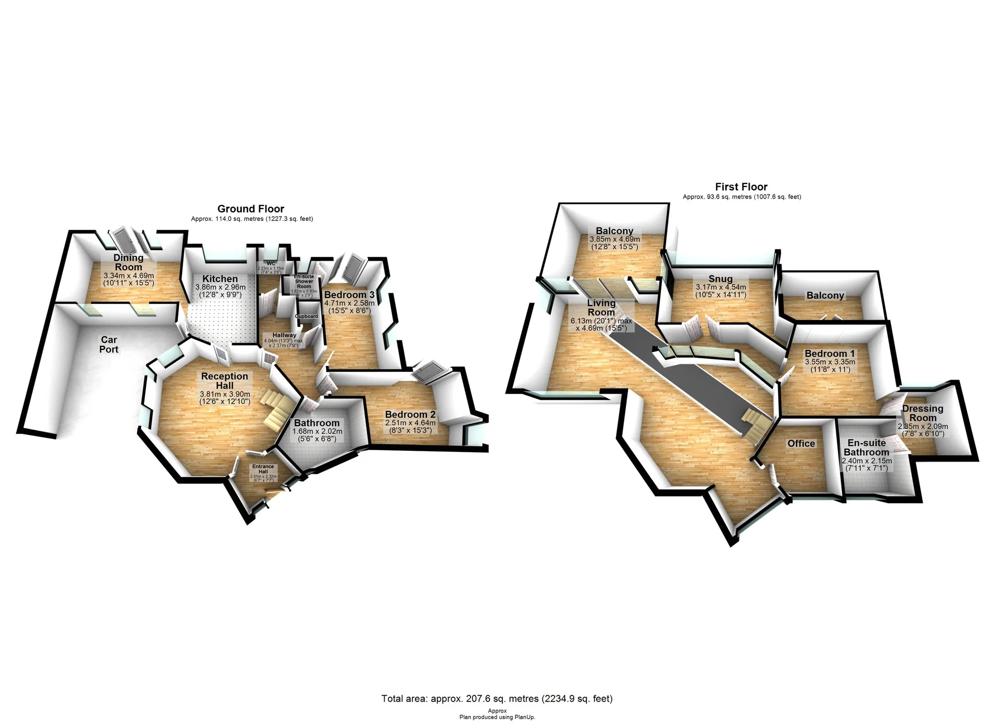 4 bed detached house for sale in Lands Road, Brixham - Property floorplan