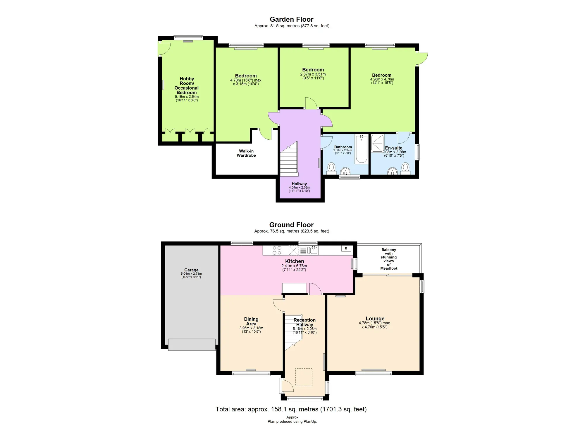 3 bed detached house for sale in St. Marks Road, Torquay - Property floorplan