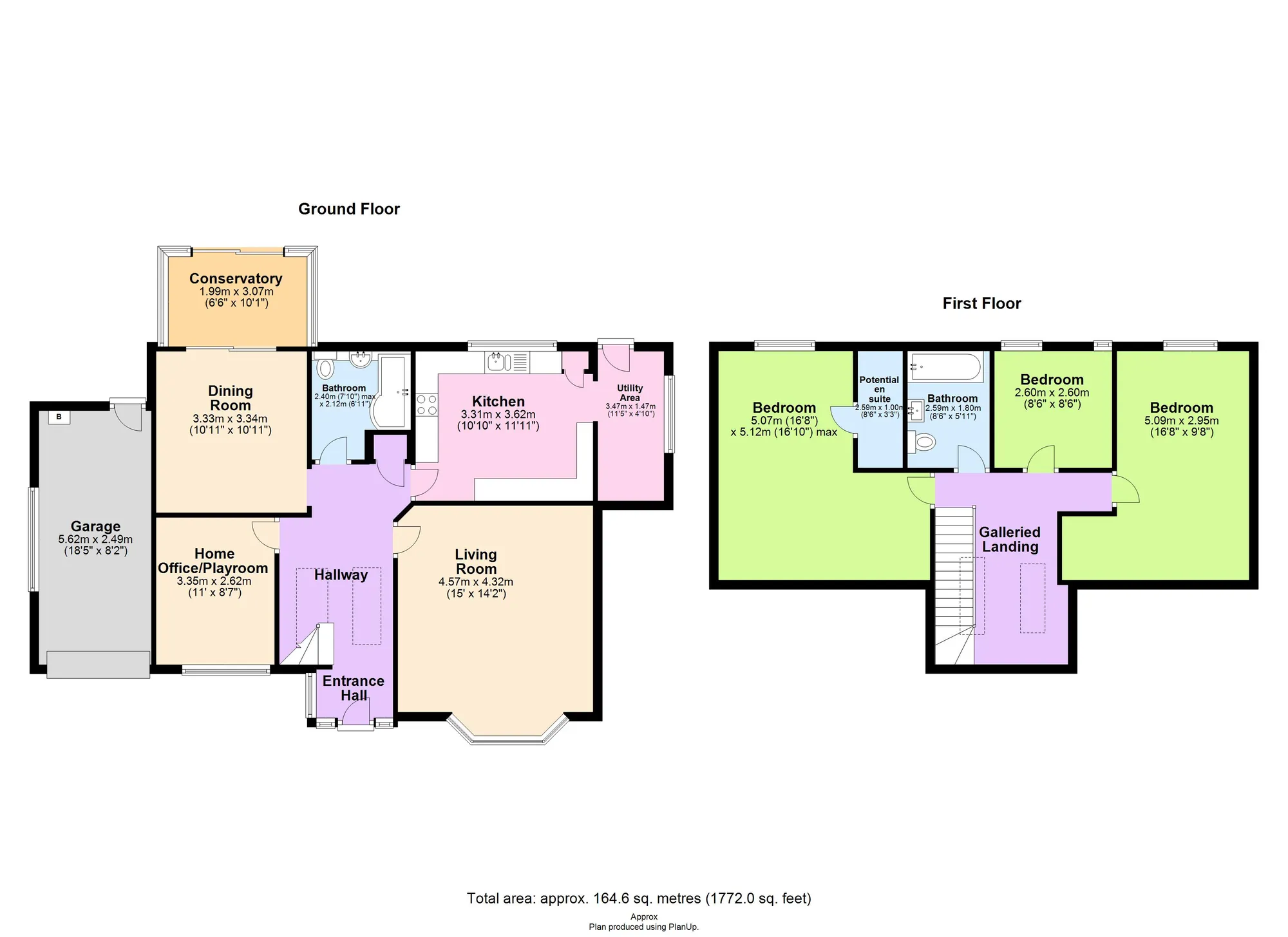4 bed detached house for sale in Southfield Avenue, Paignton - Property floorplan