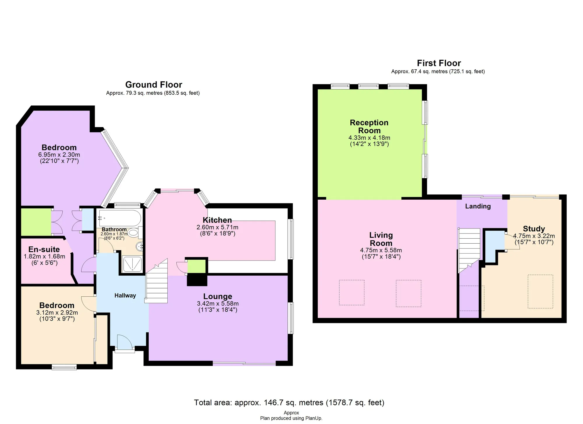 2 bed detached bungalow for sale in Southfield Avenue, Paignton - Property floorplan