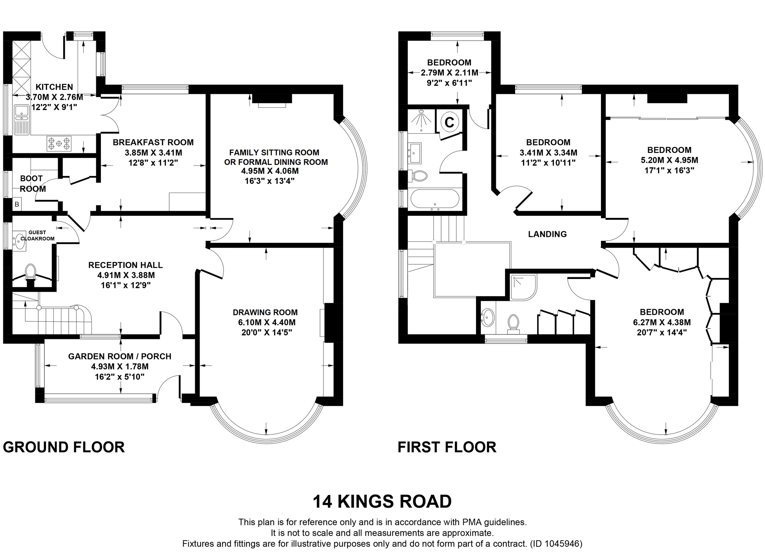 4 bed detached house for sale in Bramhope, Leeds - Property floorplan