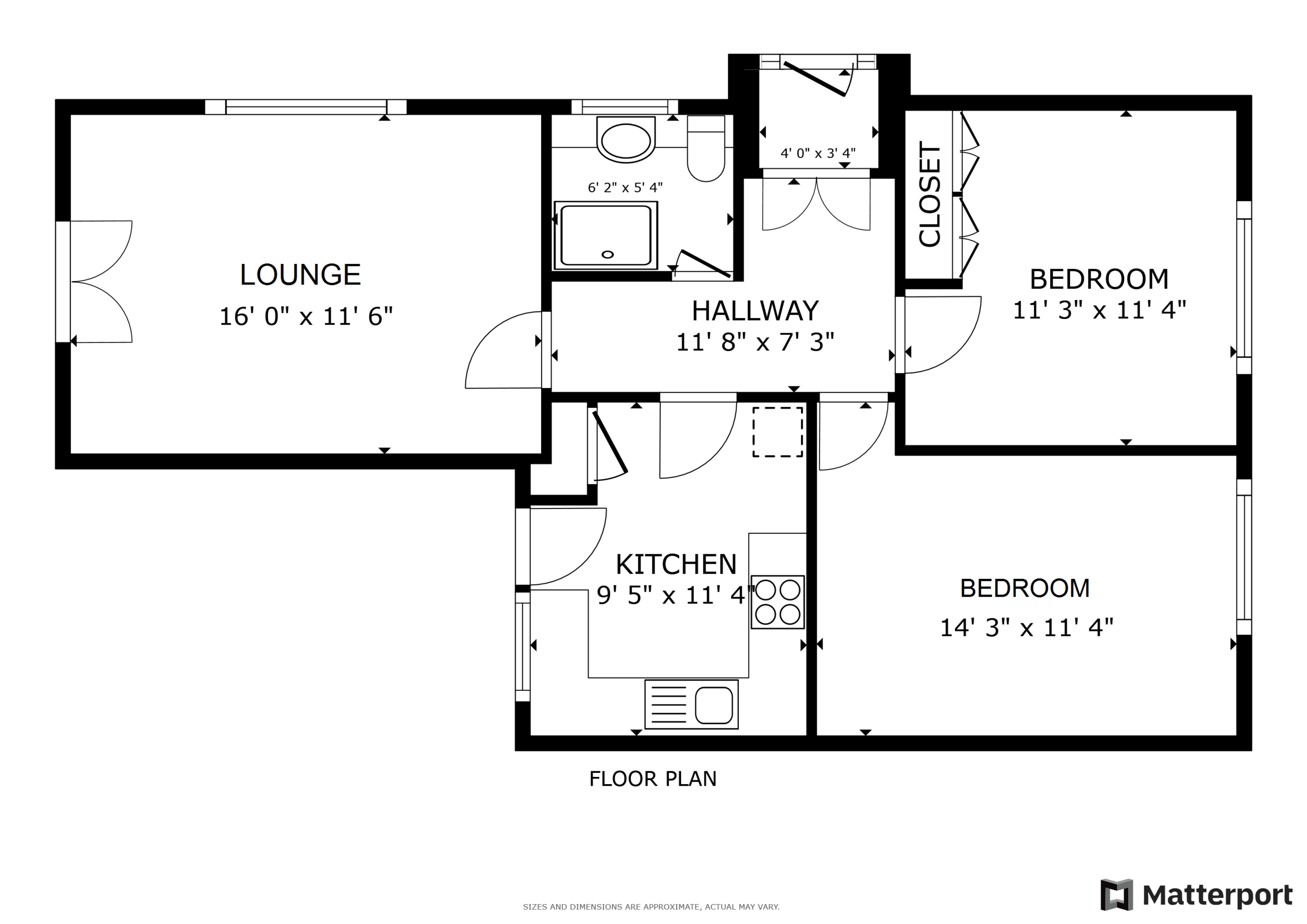 2 bed semi-detached bungalow for sale in Bramhope, Leeds - Property floorplan