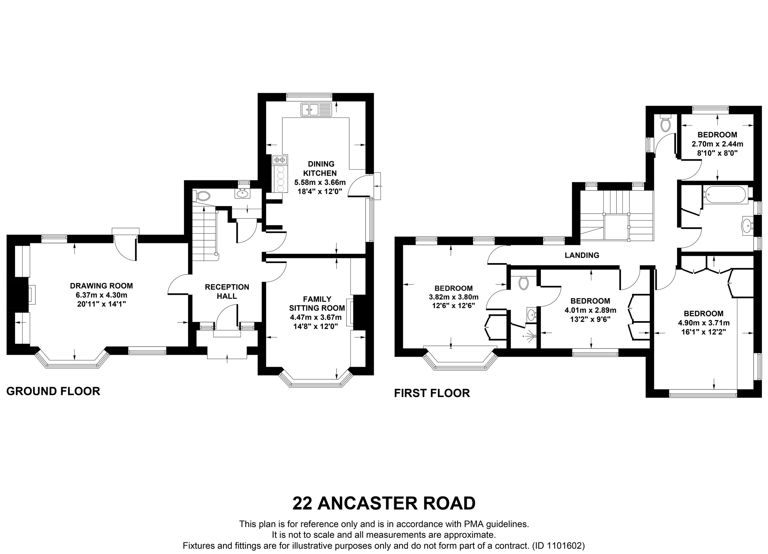 4 bed detached house for sale in Ancaster Road, Leeds - Property floorplan