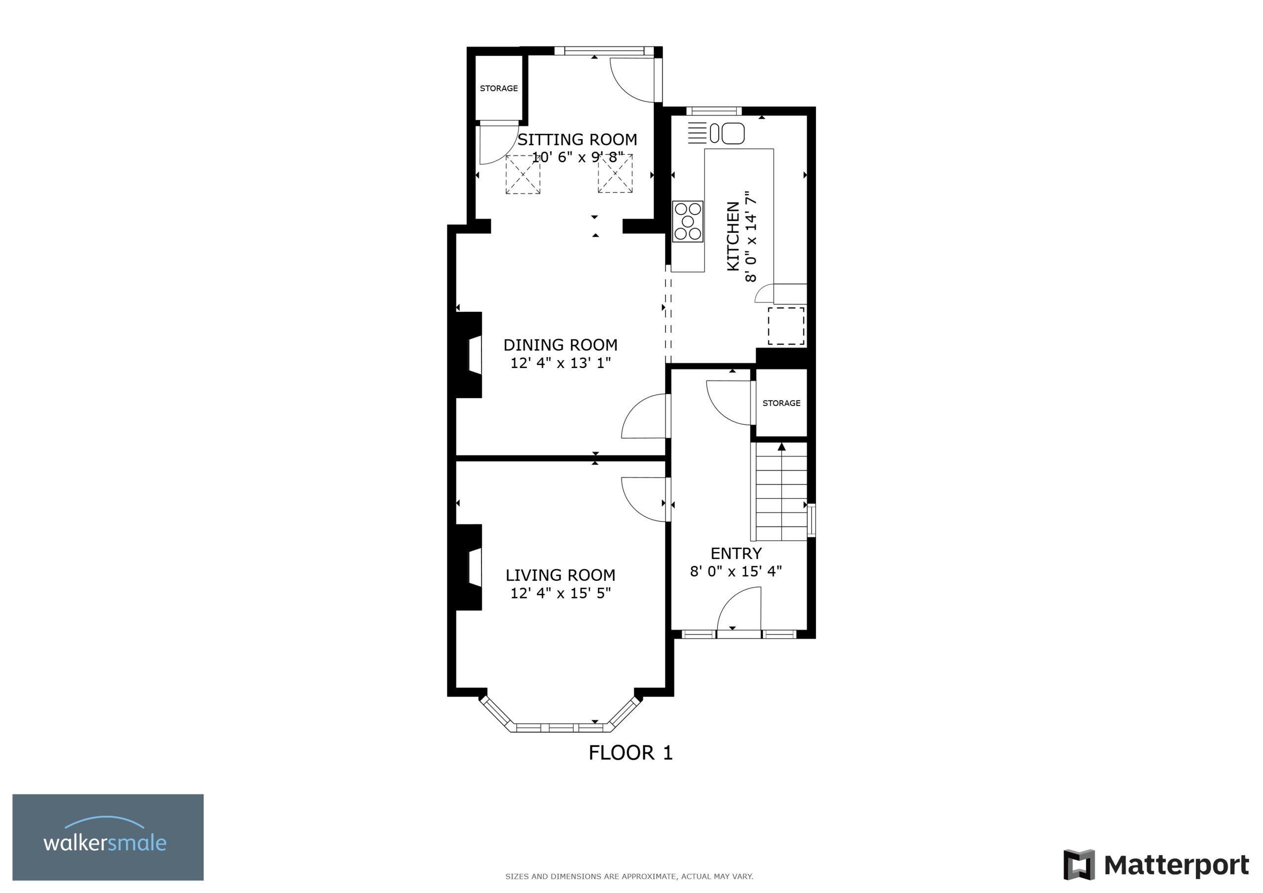 3 bed semi-detached house to rent in St. Marys Walk, Harrogate - Property floorplan