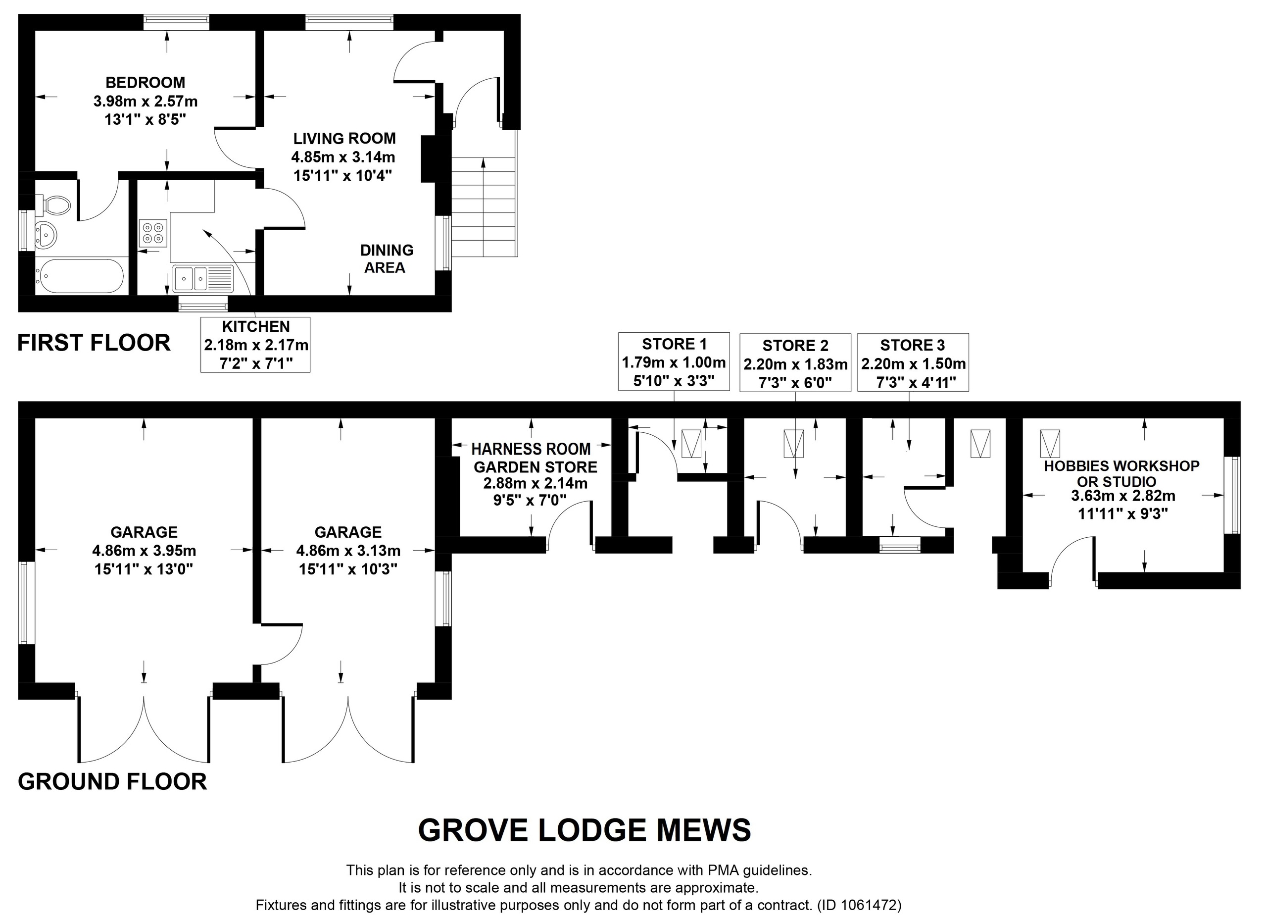 6 bed detached house for sale in Main Street, Shadwell Village - Property floorplan