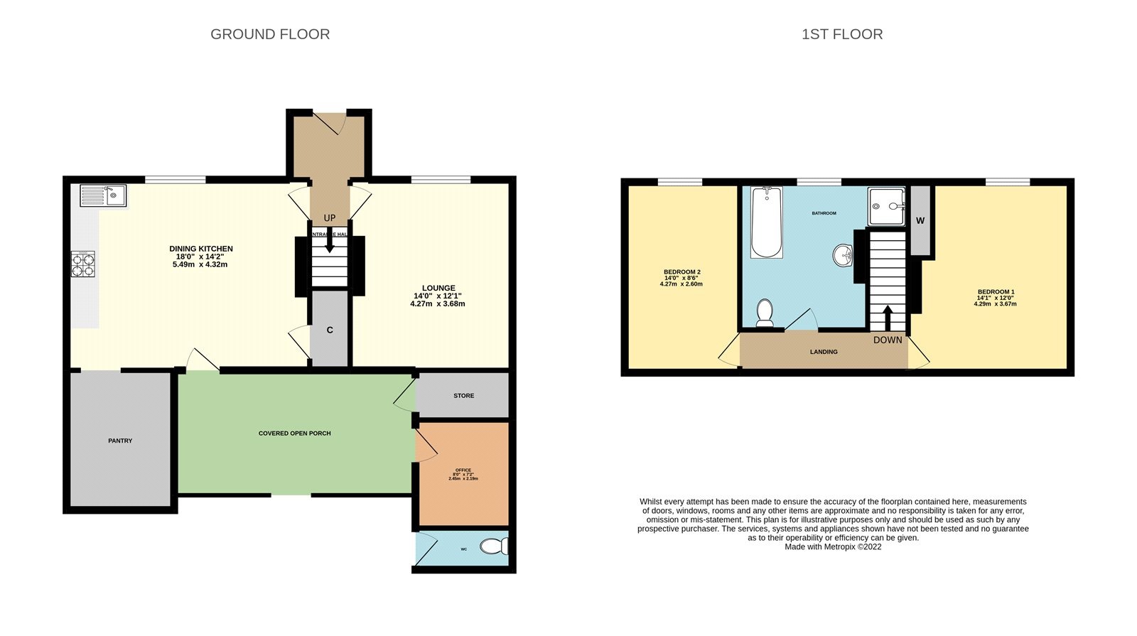 2 bed detached house for sale in Hardmoor Lane, York - Property Floorplan