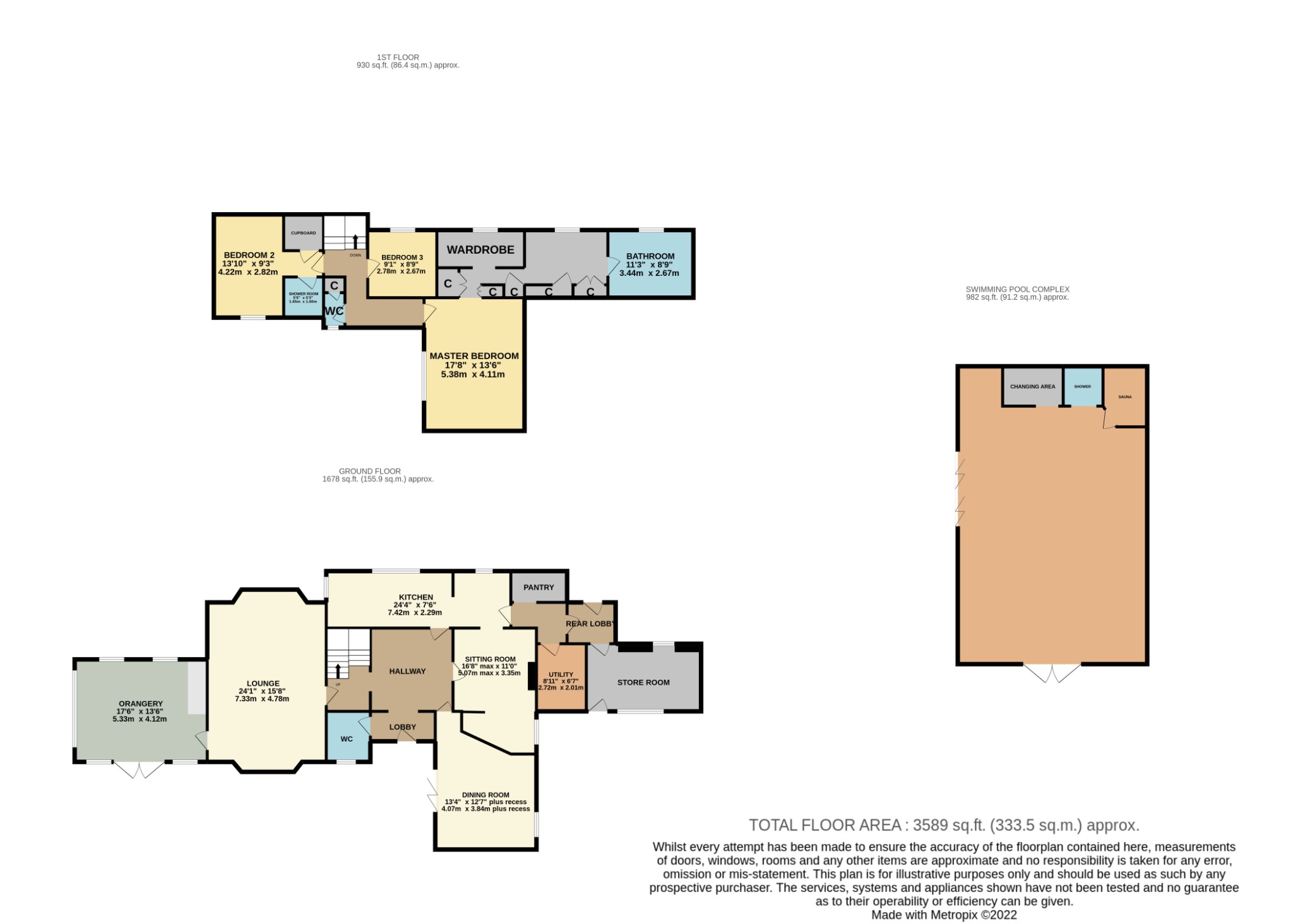 3 bed detached house for sale in North End Cottages, Hull - Property Floorplan