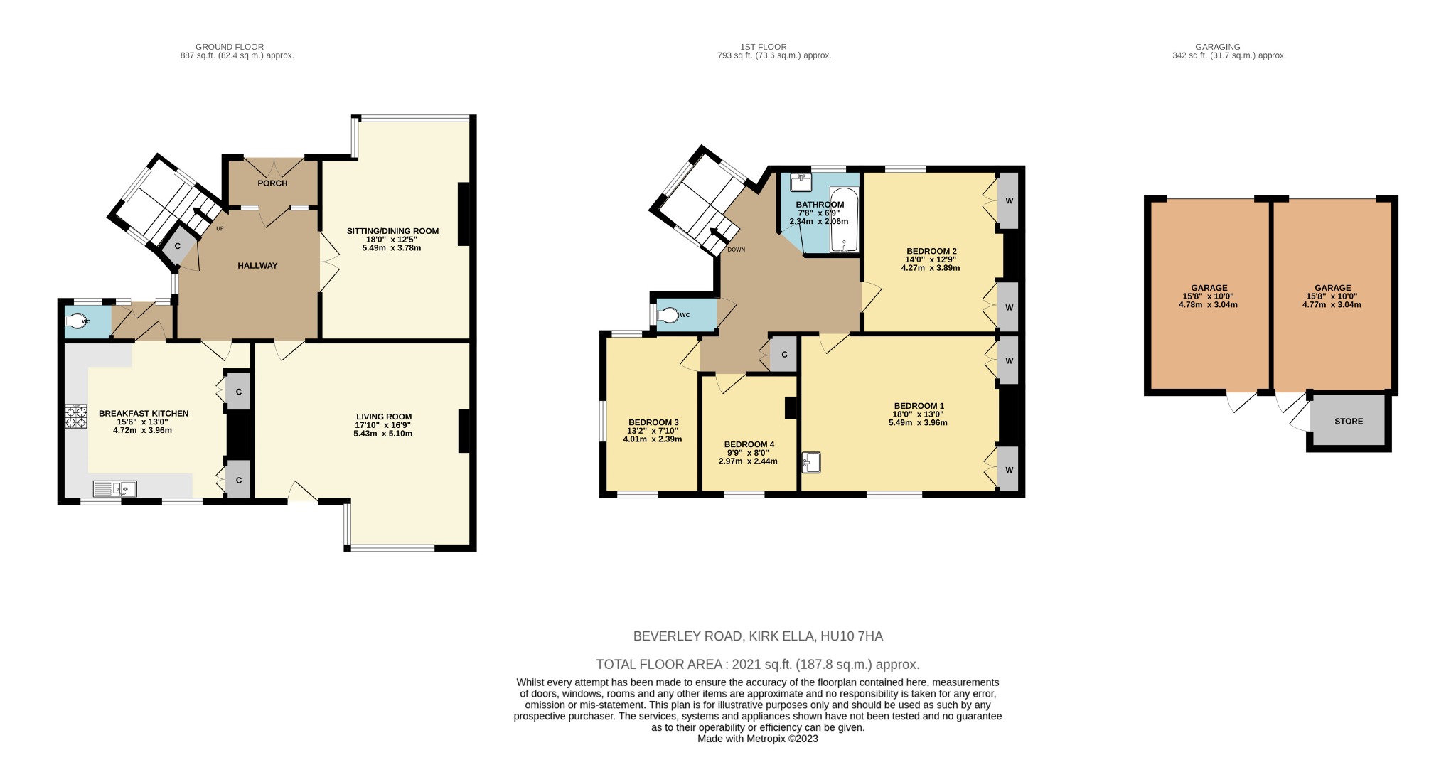 4 bed semi-detached house for sale in Beverley Road, Hull - Property Floorplan
