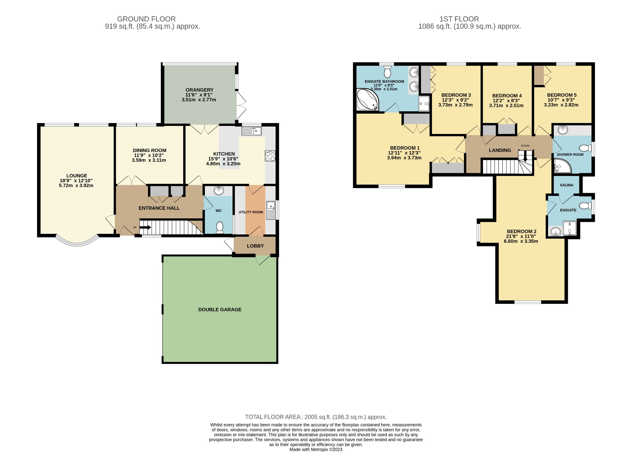 5 bed detached house for sale in Stratton Park, North Ferriby - Property Floorplan