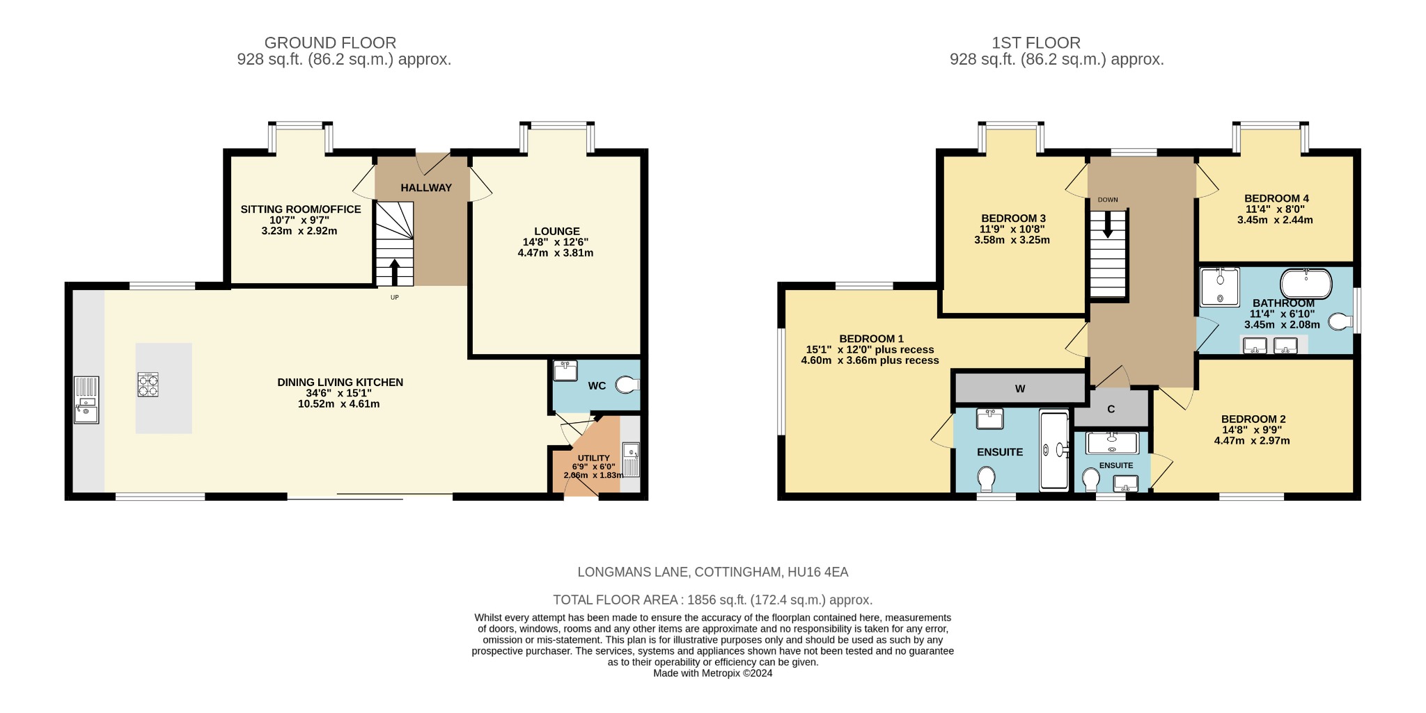 4 bed detached house for sale in Longmans Lane, Cottingham - Property Floorplan