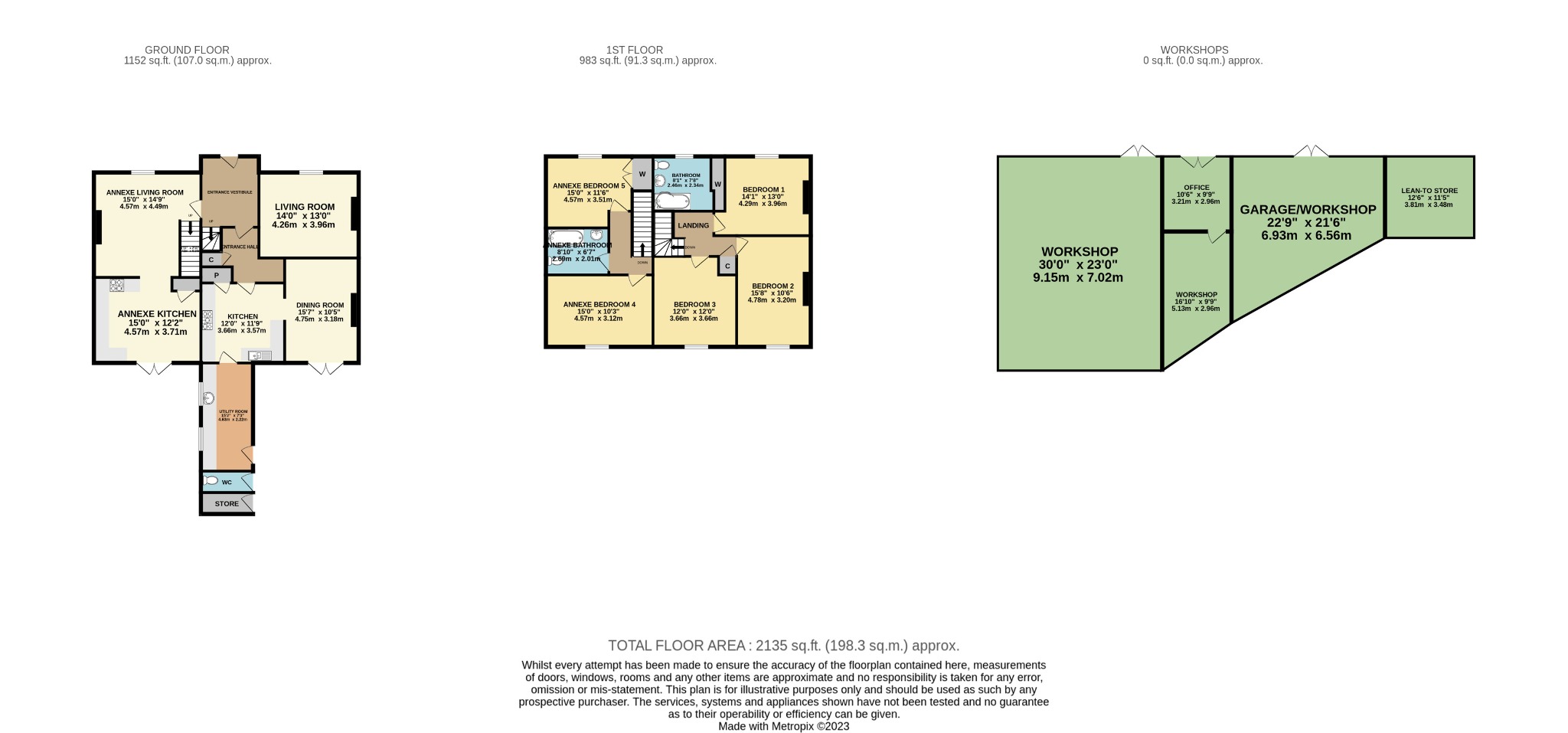 5 bed detached house for sale, Brough - Property Floorplan