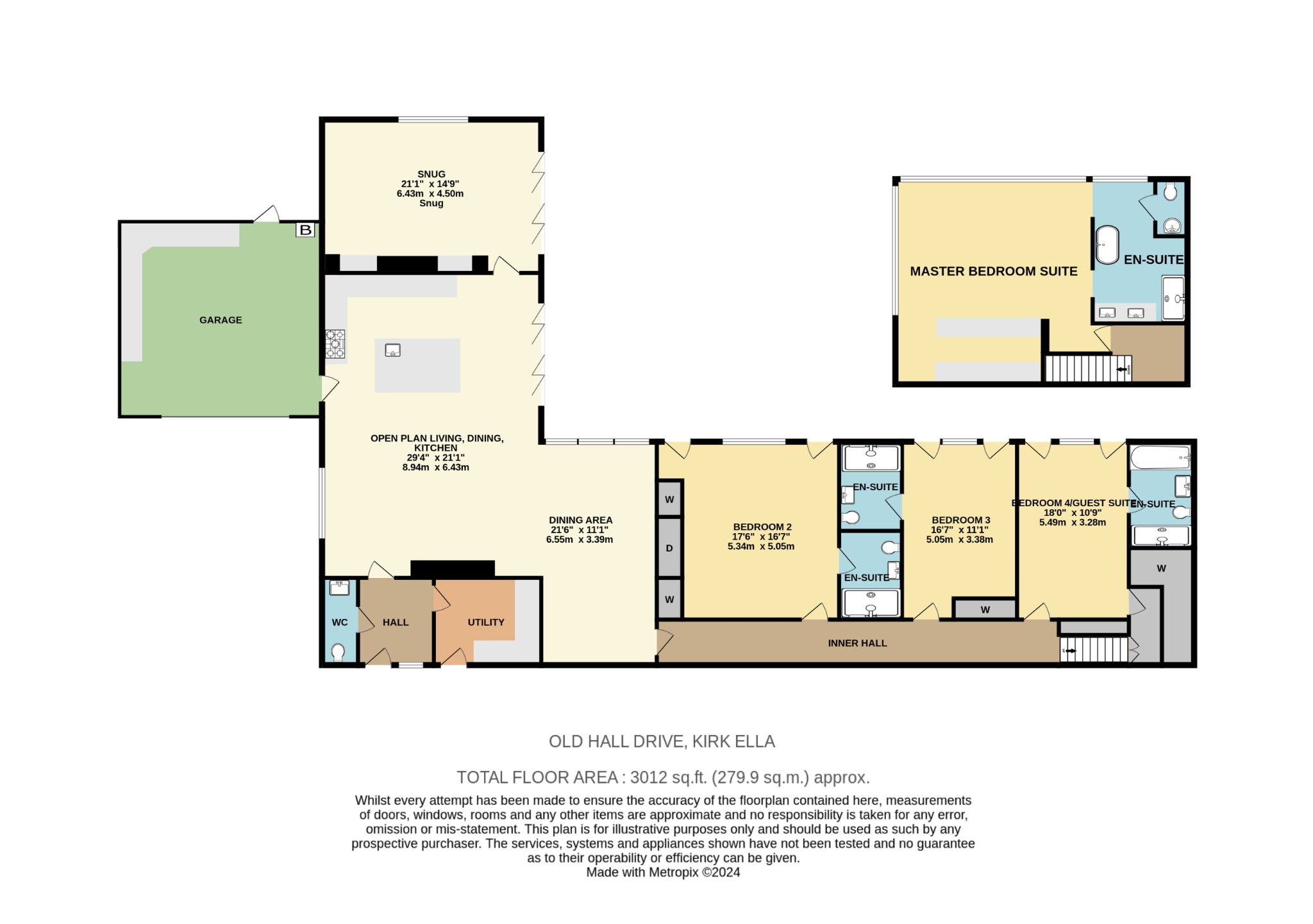 4 bed detached house for sale in Old Hall Drive, Hull - Property Floorplan