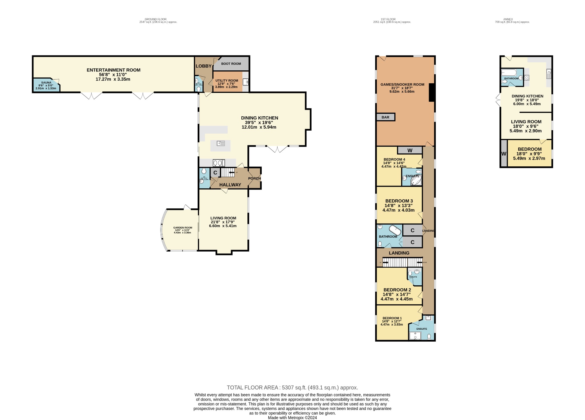 5 bed detached house for sale, Beverley - Property Floorplan