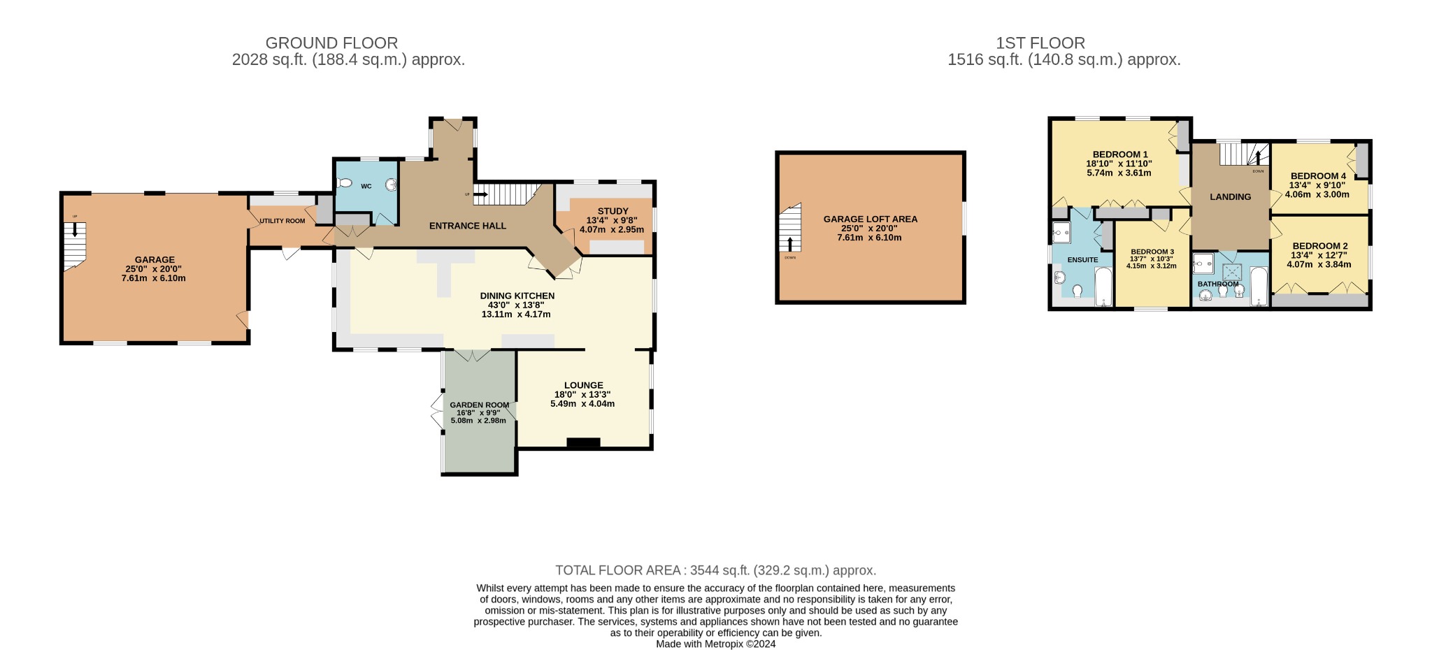 4 bed detached house for sale in Sands Lane, Brough - Property Floorplan
