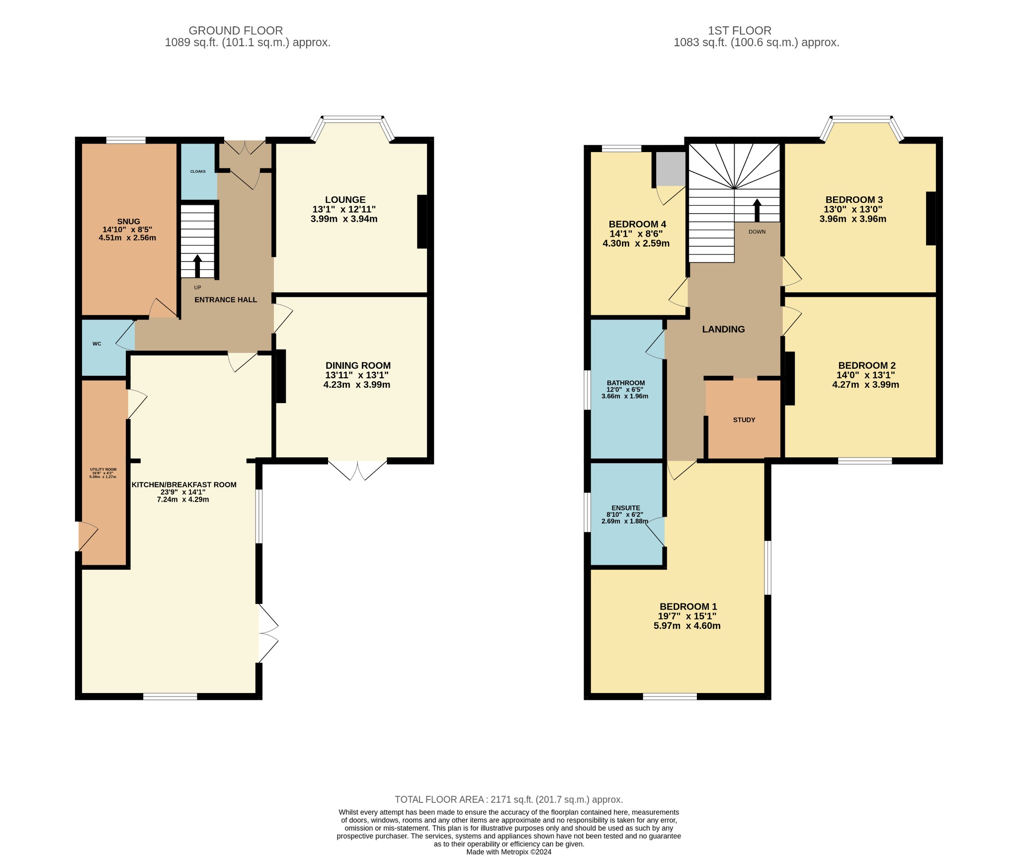 4 bed detached house for sale in Molescroft Road, Beverley - Property Floorplan