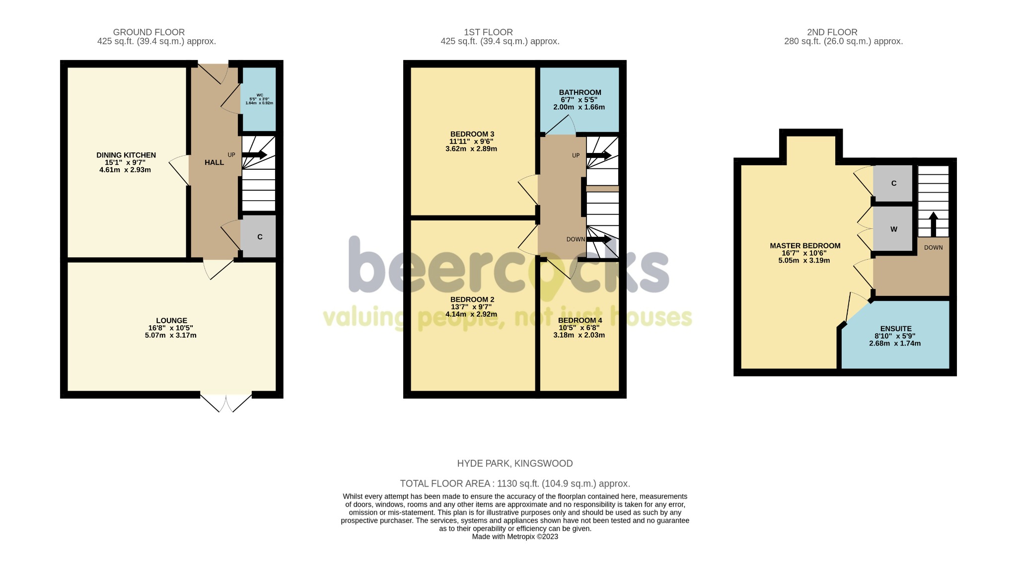 4 bed end of terrace house for sale in Hyde Park Road, Hull - Property Floorplan