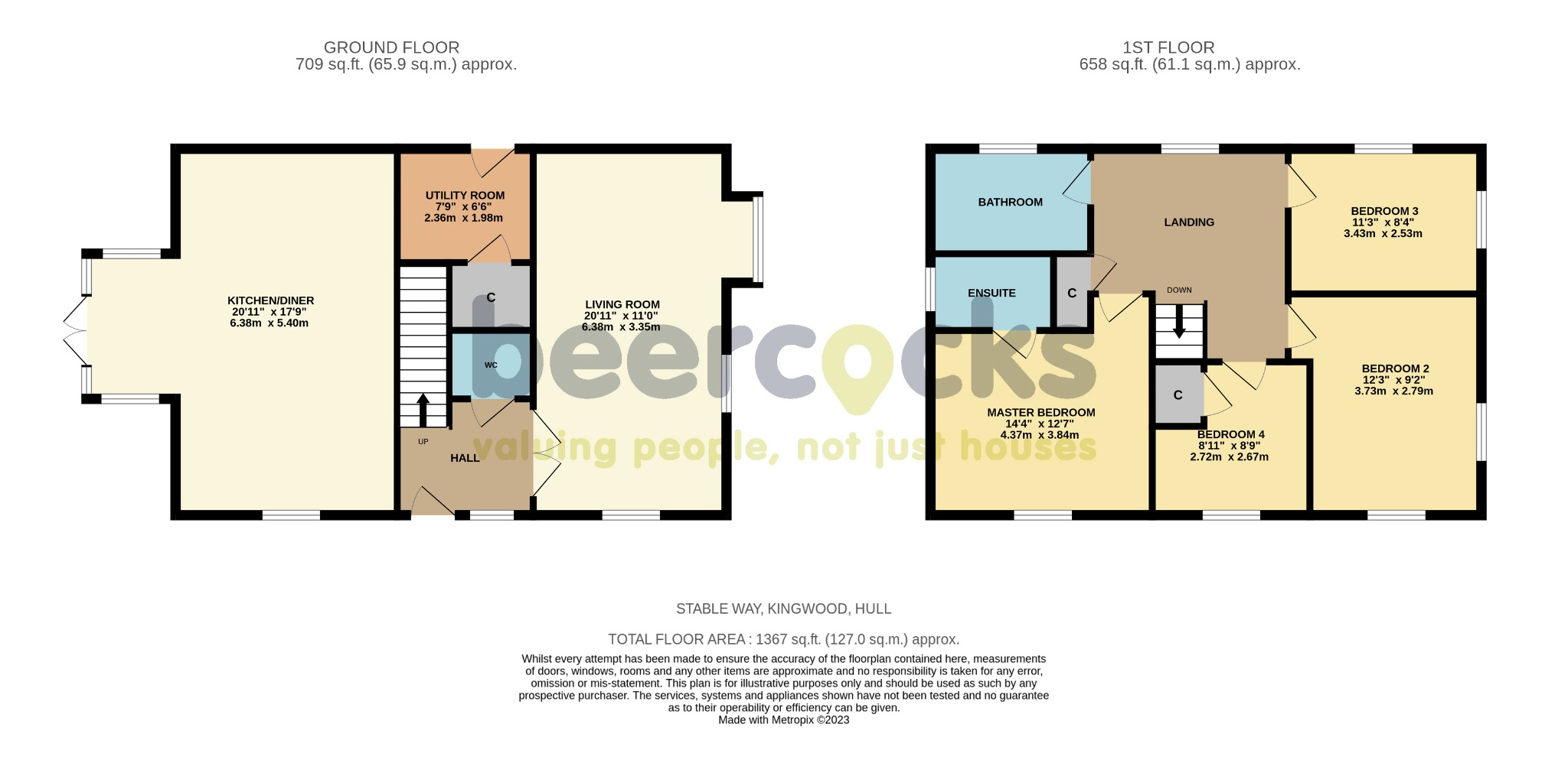 4 bed detached house for sale in Stable Way, Hull - Property Floorplan