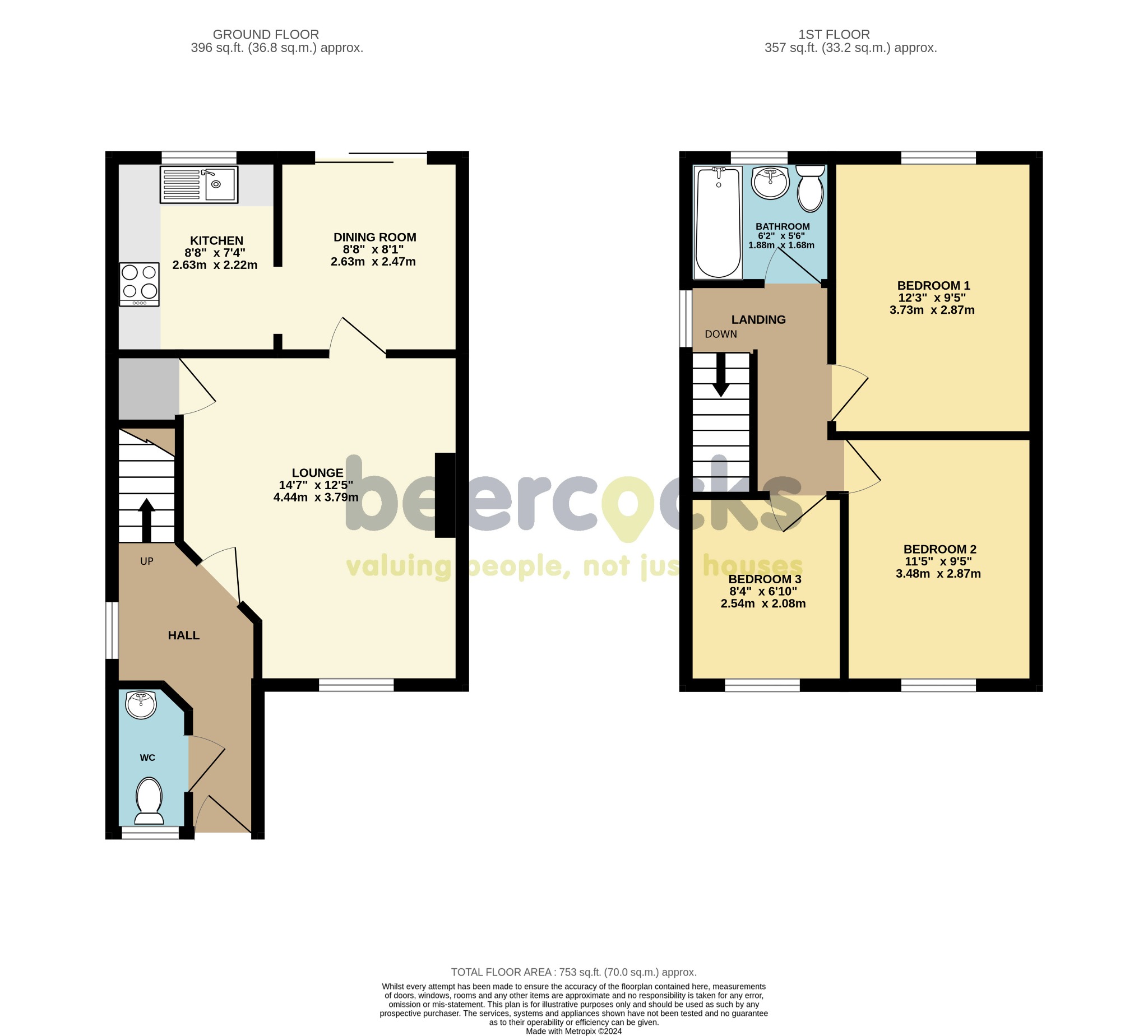 3 bed semi-detached house for sale in Rainswood Close, Hull - Property Floorplan