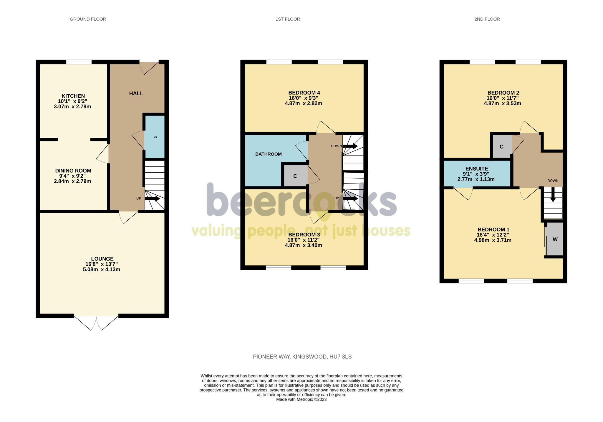 4 bed semi-detached house for sale in Pioneer Way, Hull - Property Floorplan
