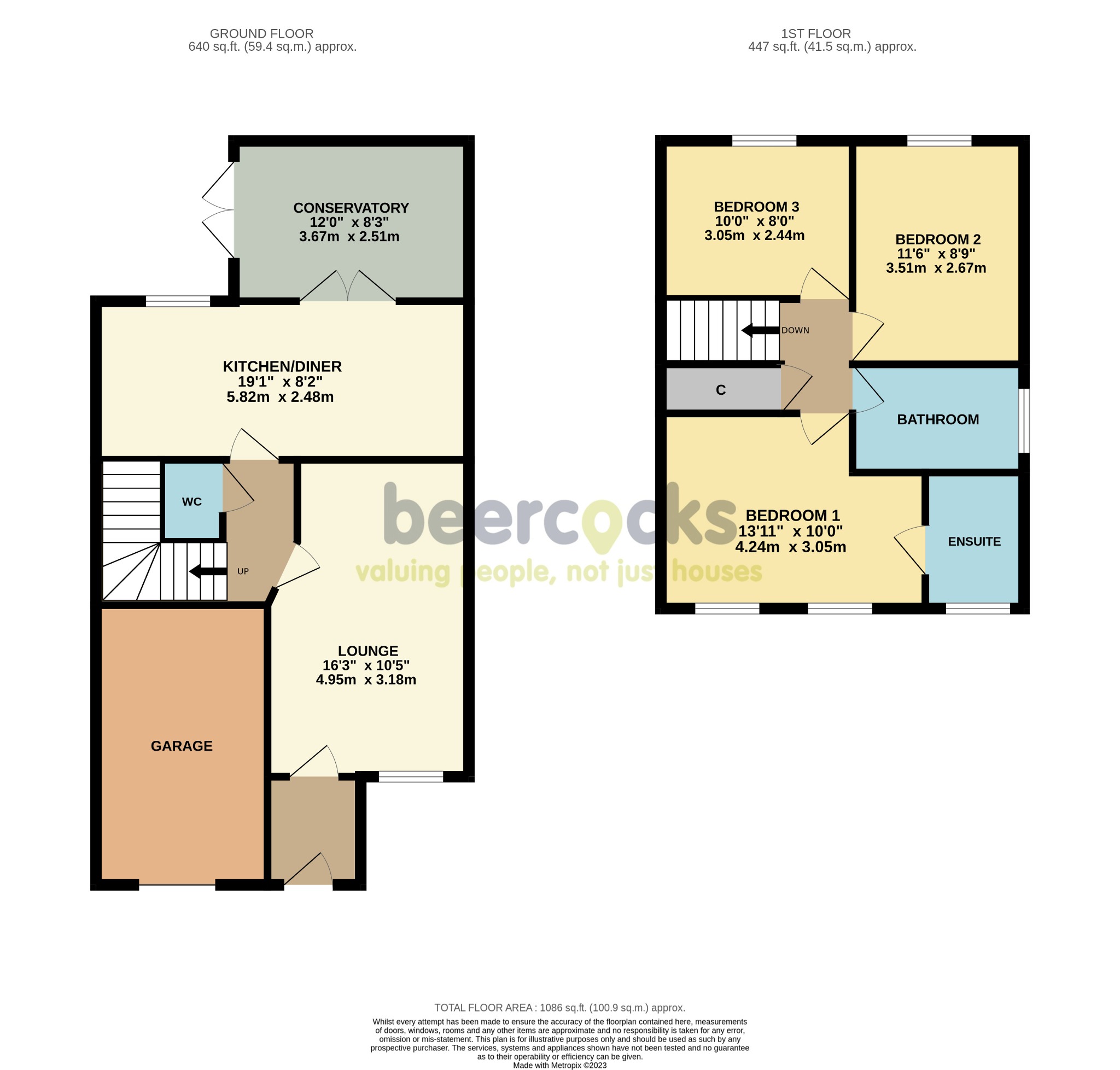 3 bed detached house for sale in Hyde Park Road, Hull - Property Floorplan