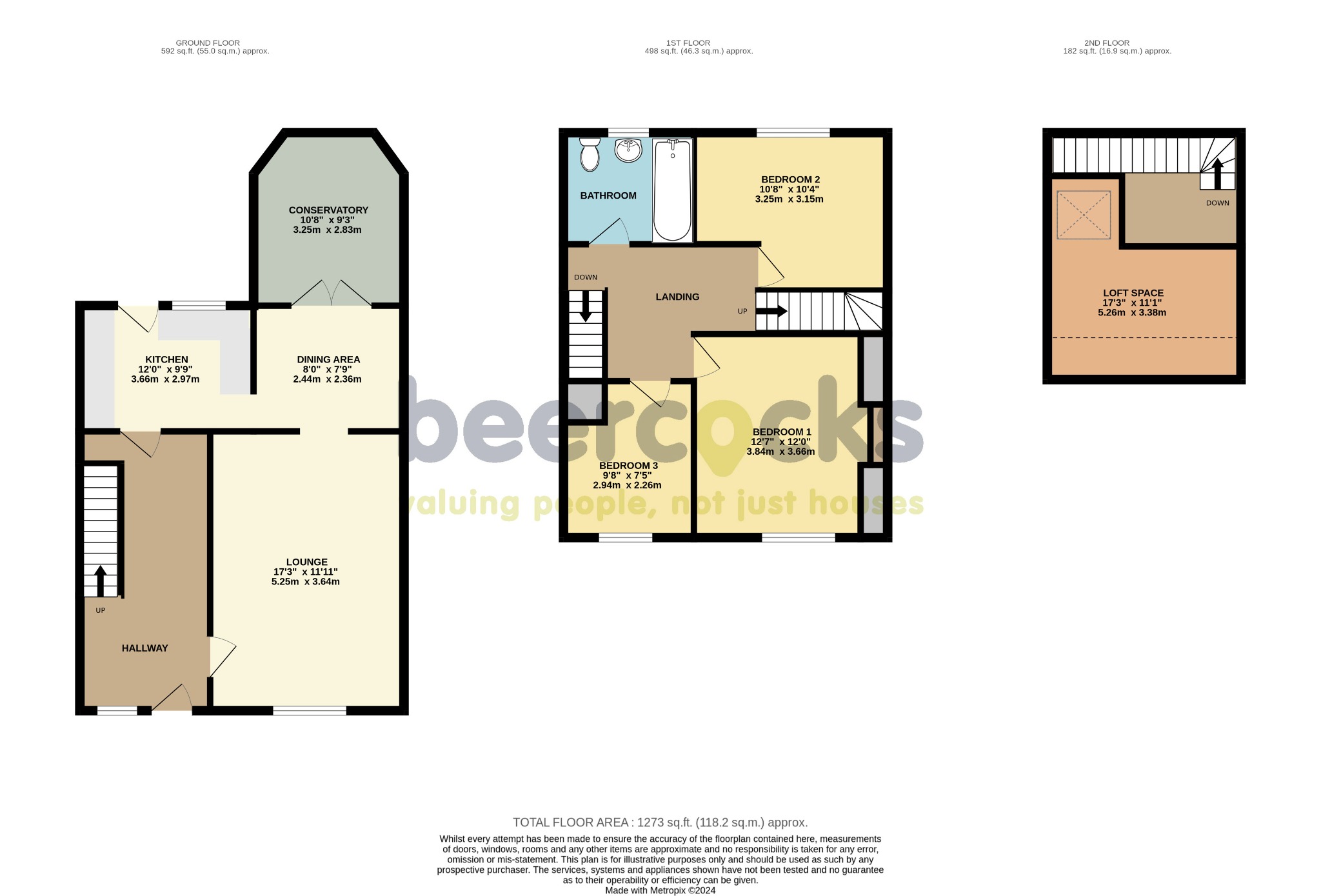 3 bed terraced house for sale in Newtondale, Hull - Property Floorplan